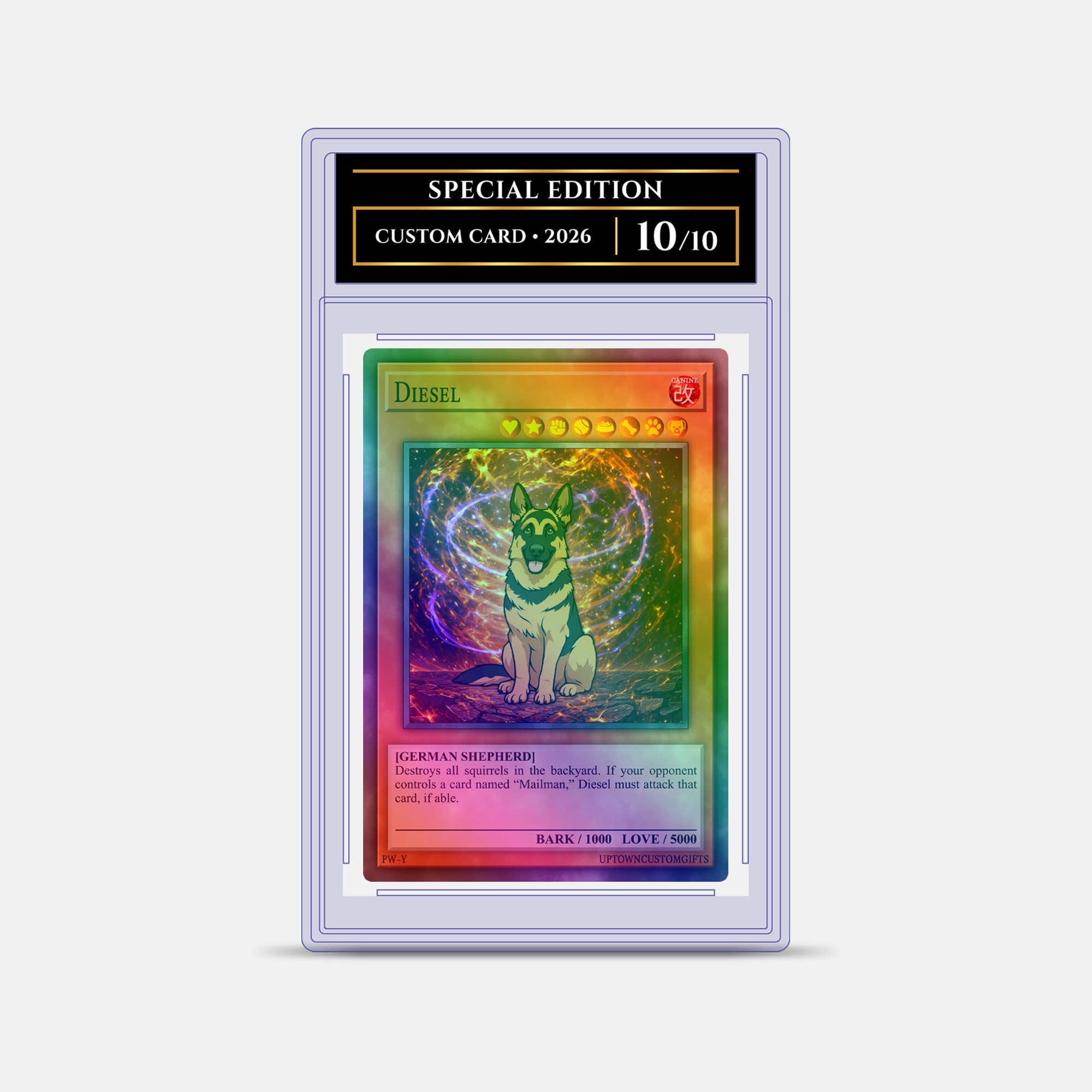 Custom Duel Trading Card