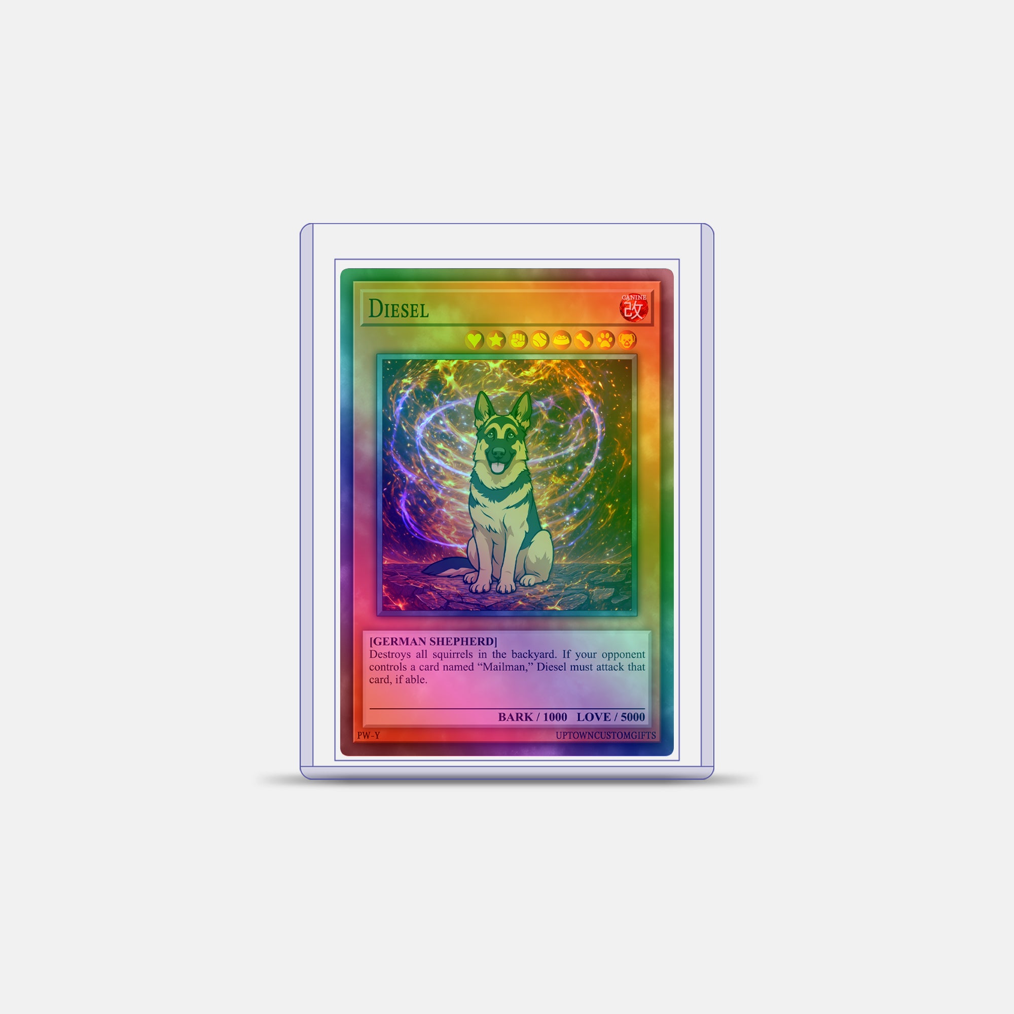 Custom Duel Trading Card