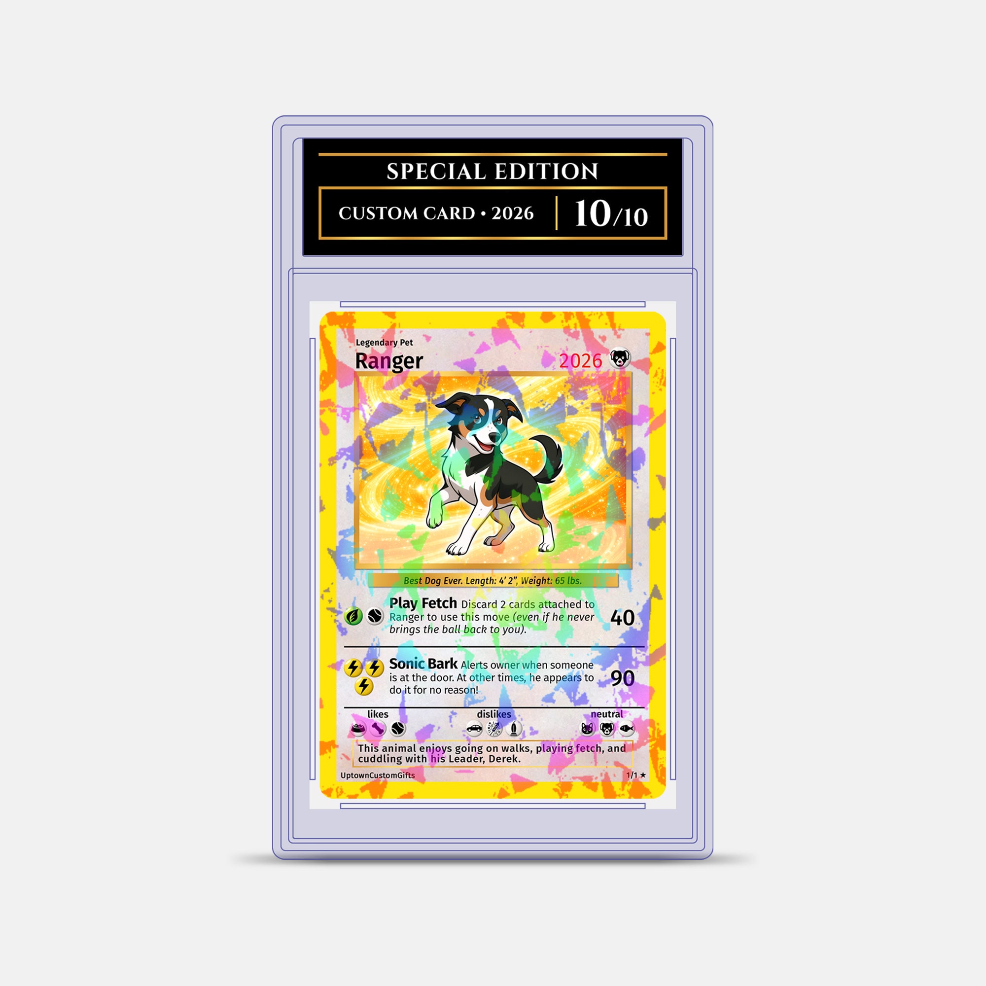 Custom Battle Trading Card