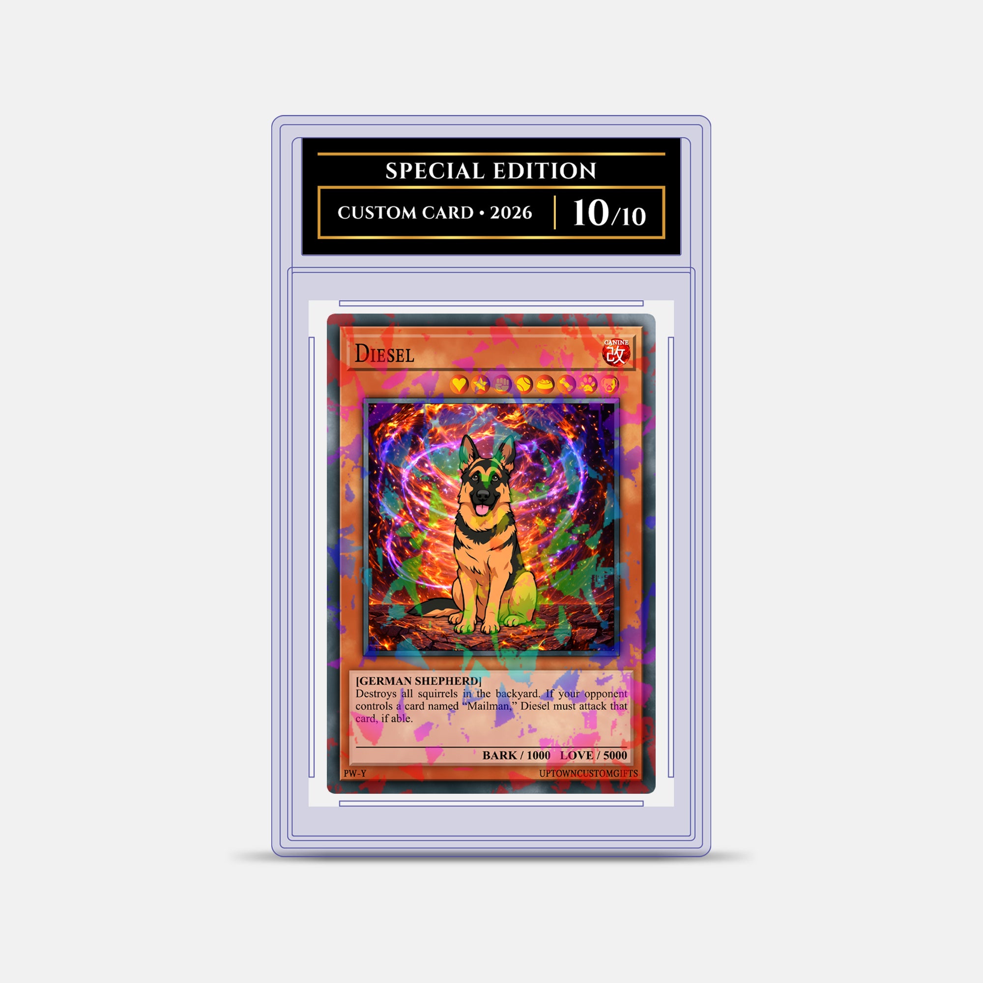 Custom Duel Trading Card