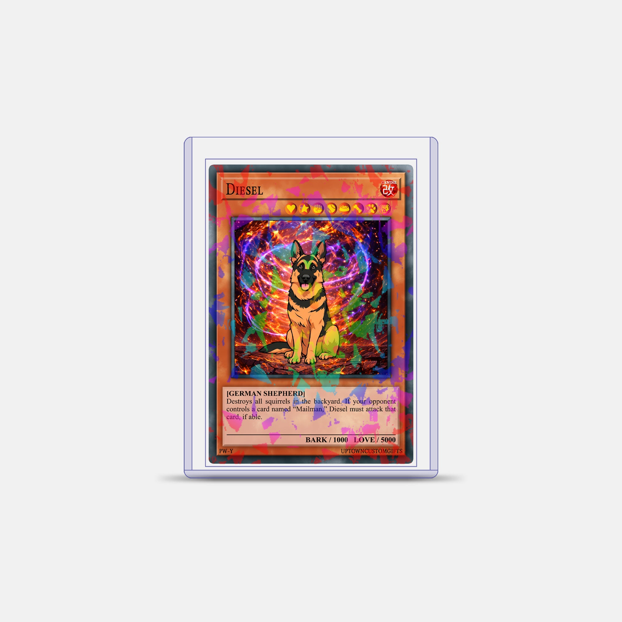 Custom Duel Trading Card