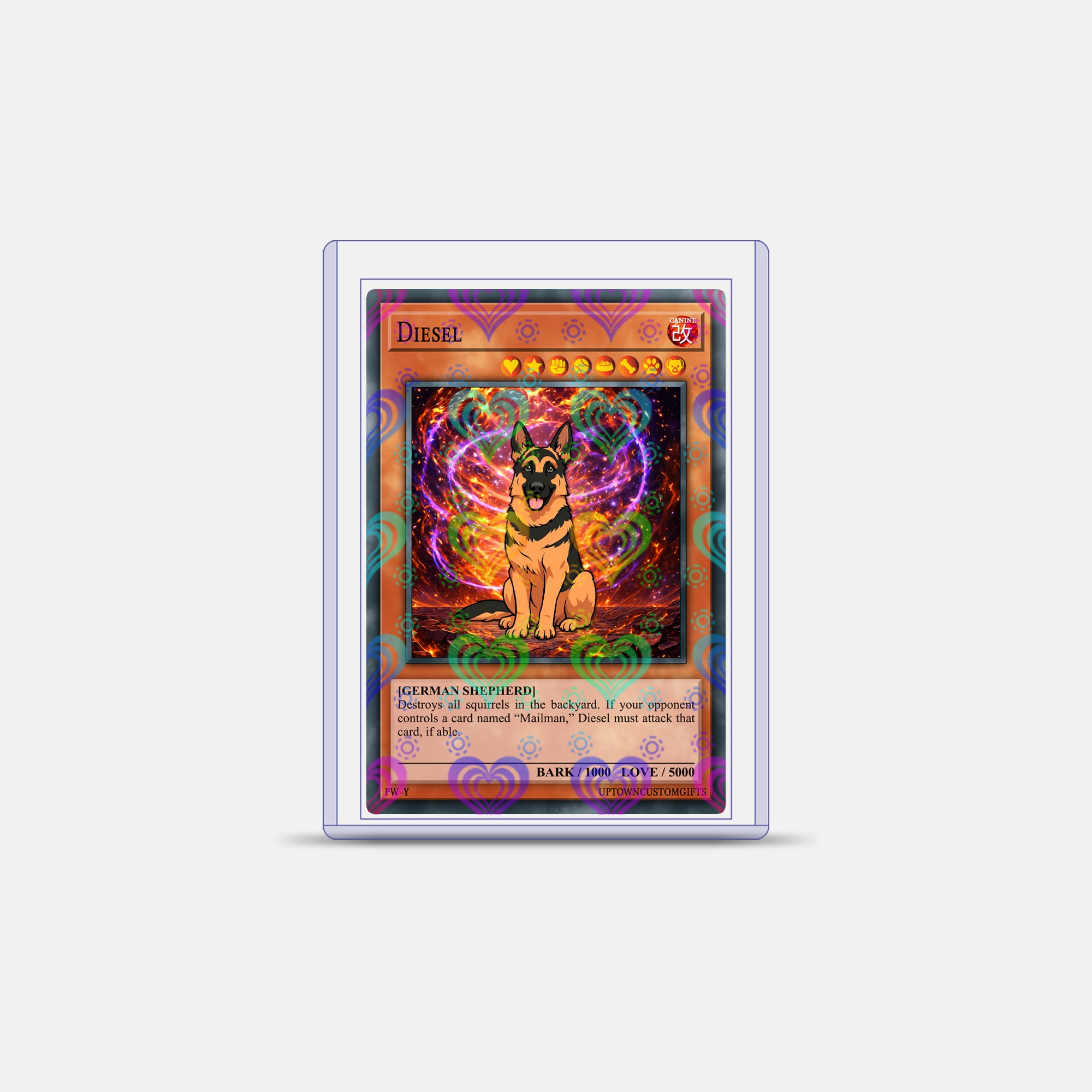 Custom Duel Trading Card