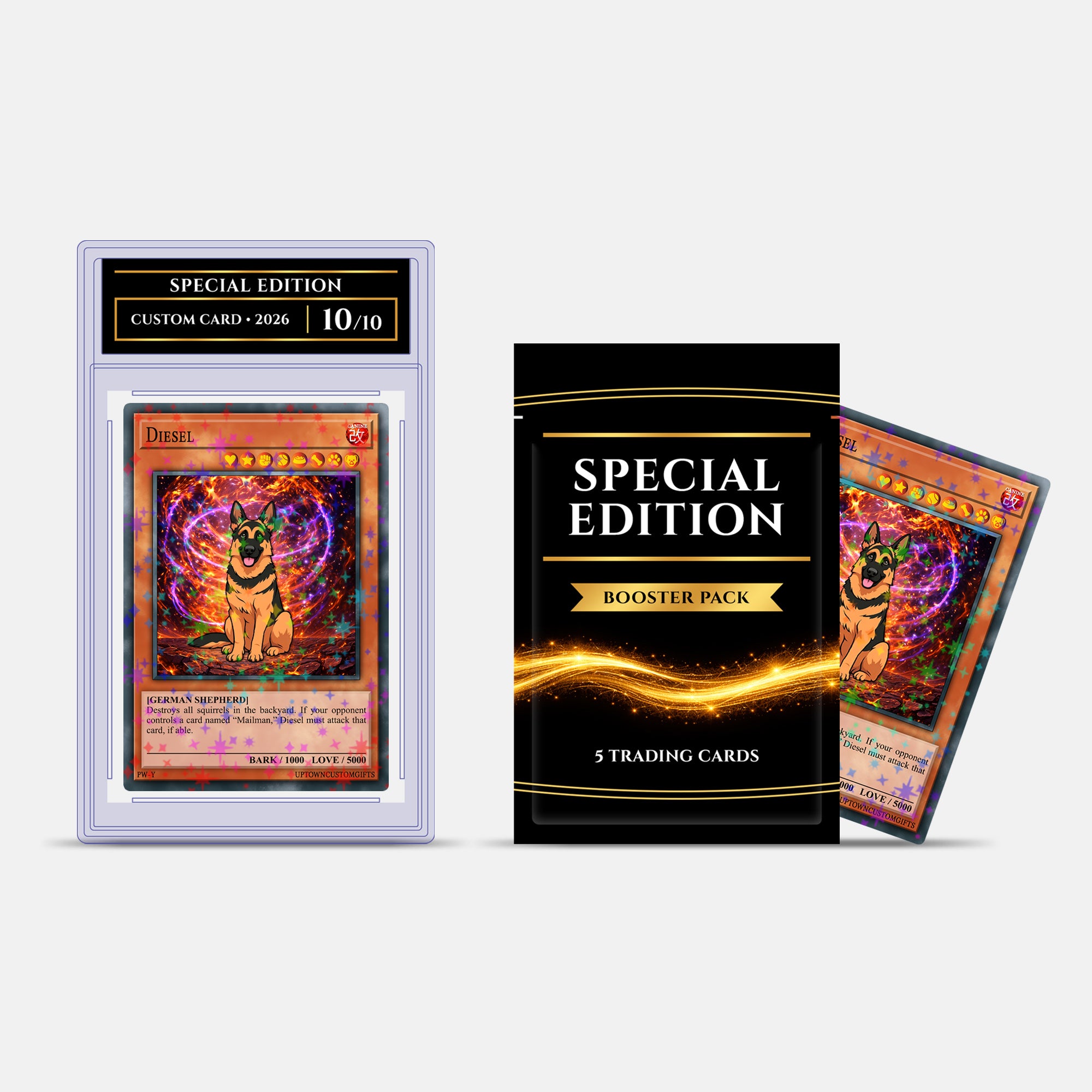 Custom Duel Trading Card