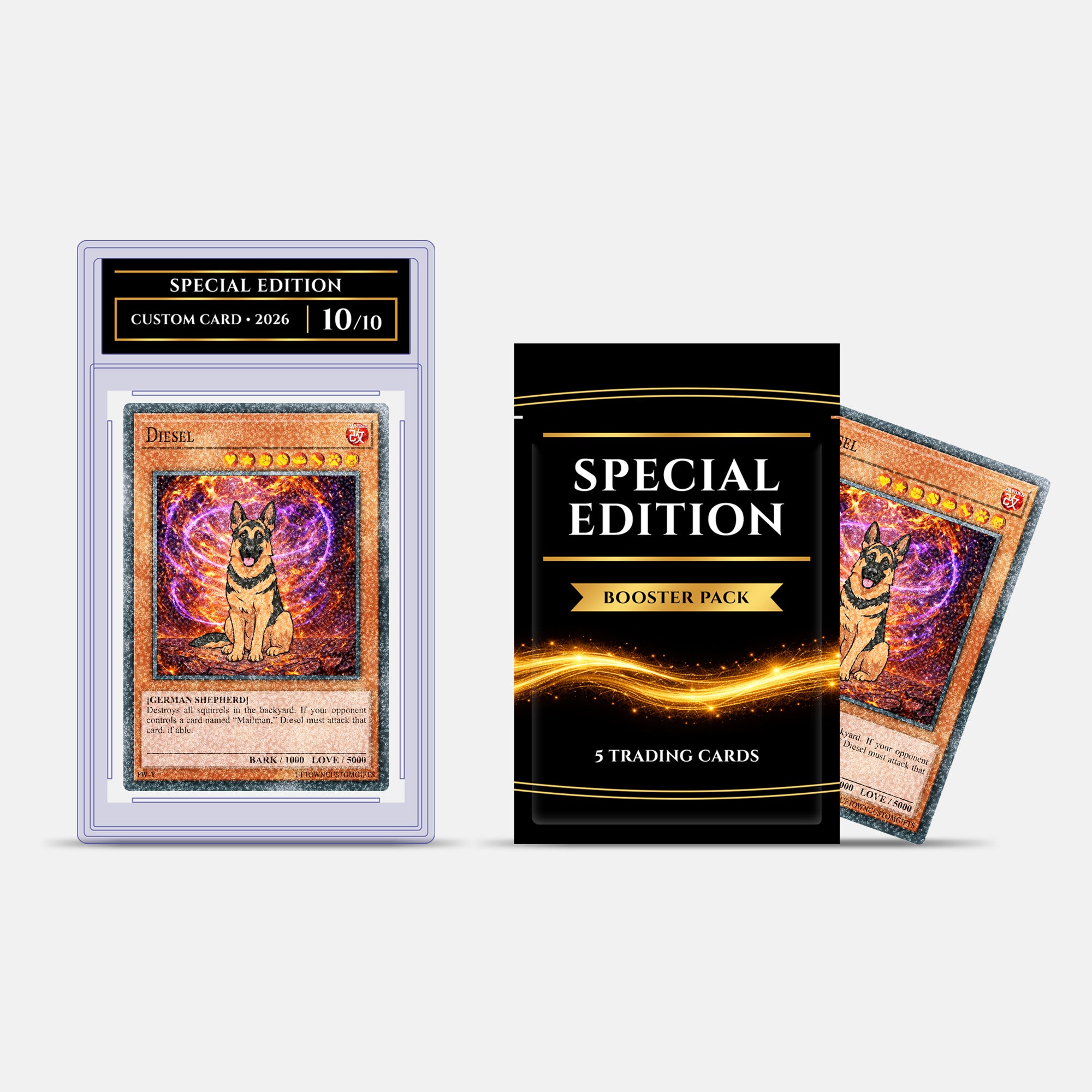 Custom Duel Trading Card