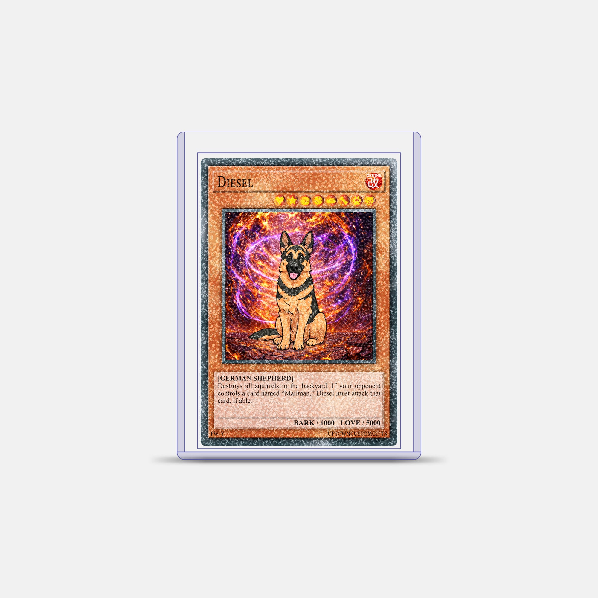 Custom Duel Trading Card