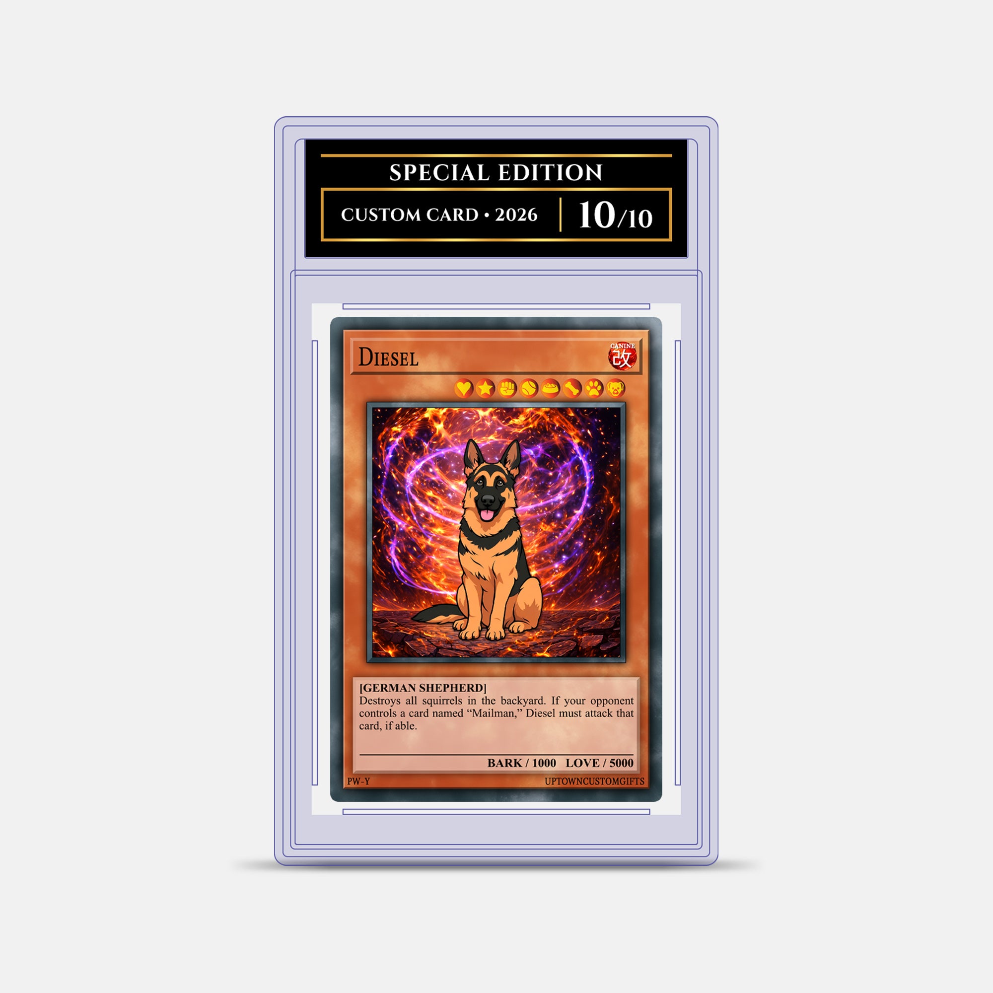 Custom Duel Trading Card