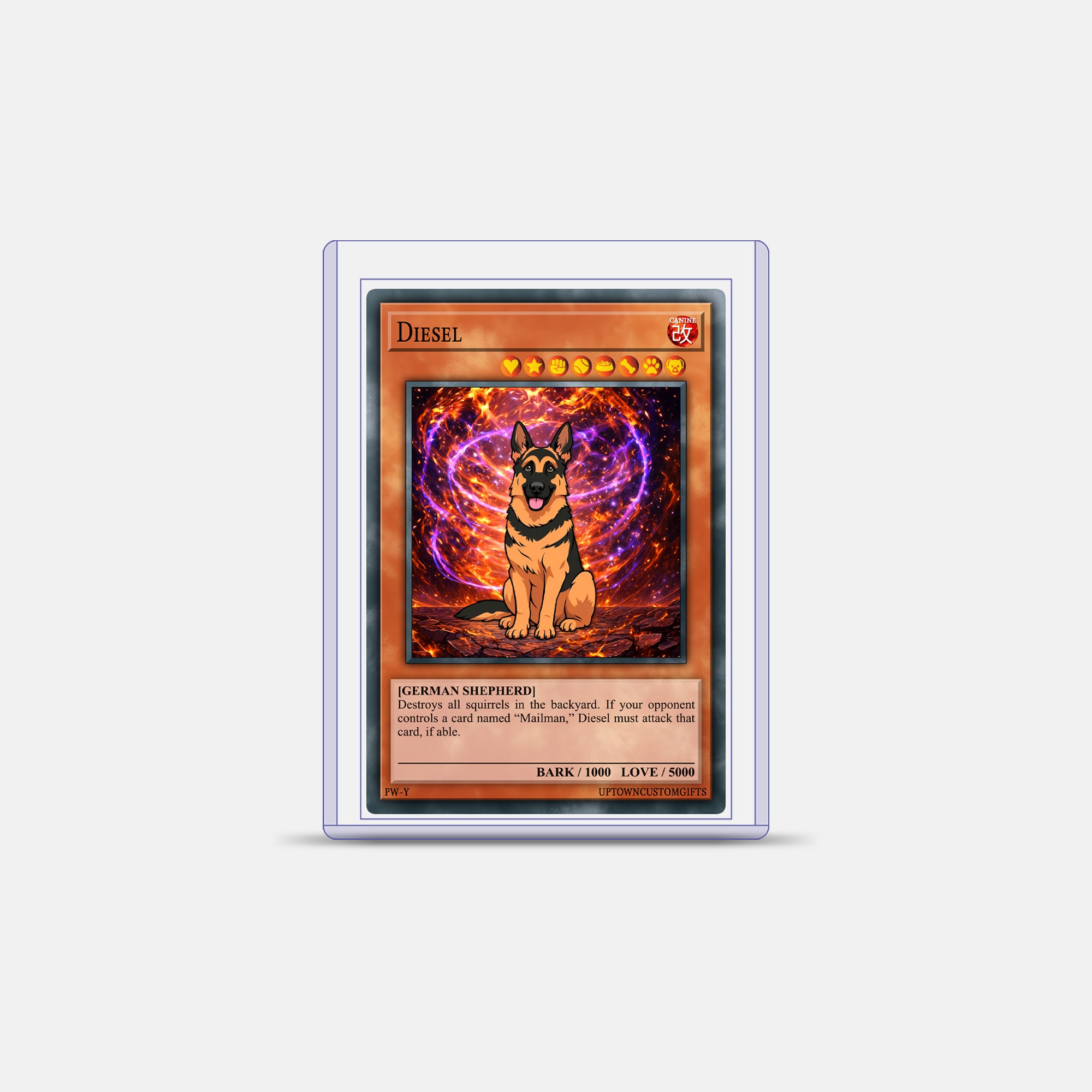 Custom Duel Trading Card