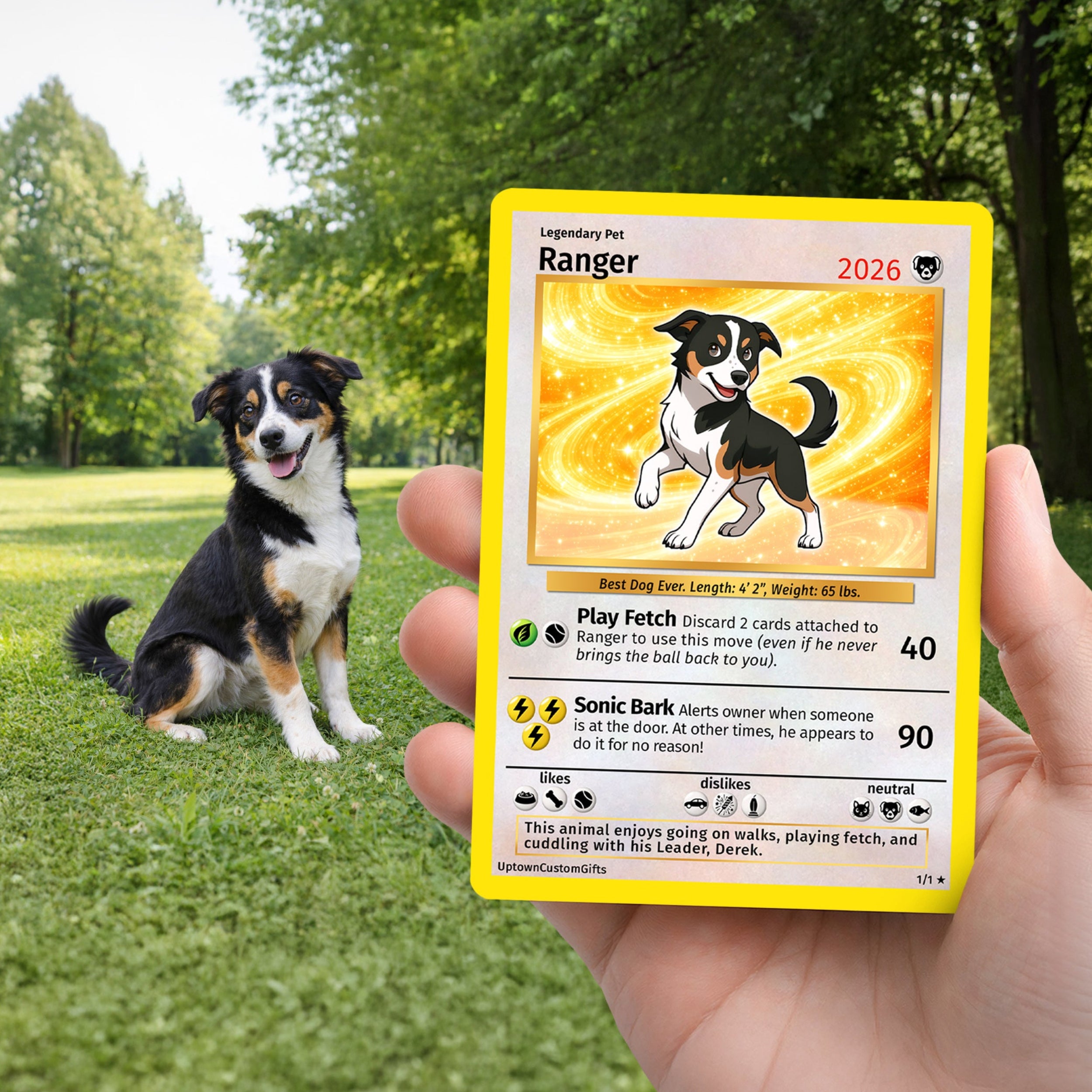 Custom Battle Trading Card