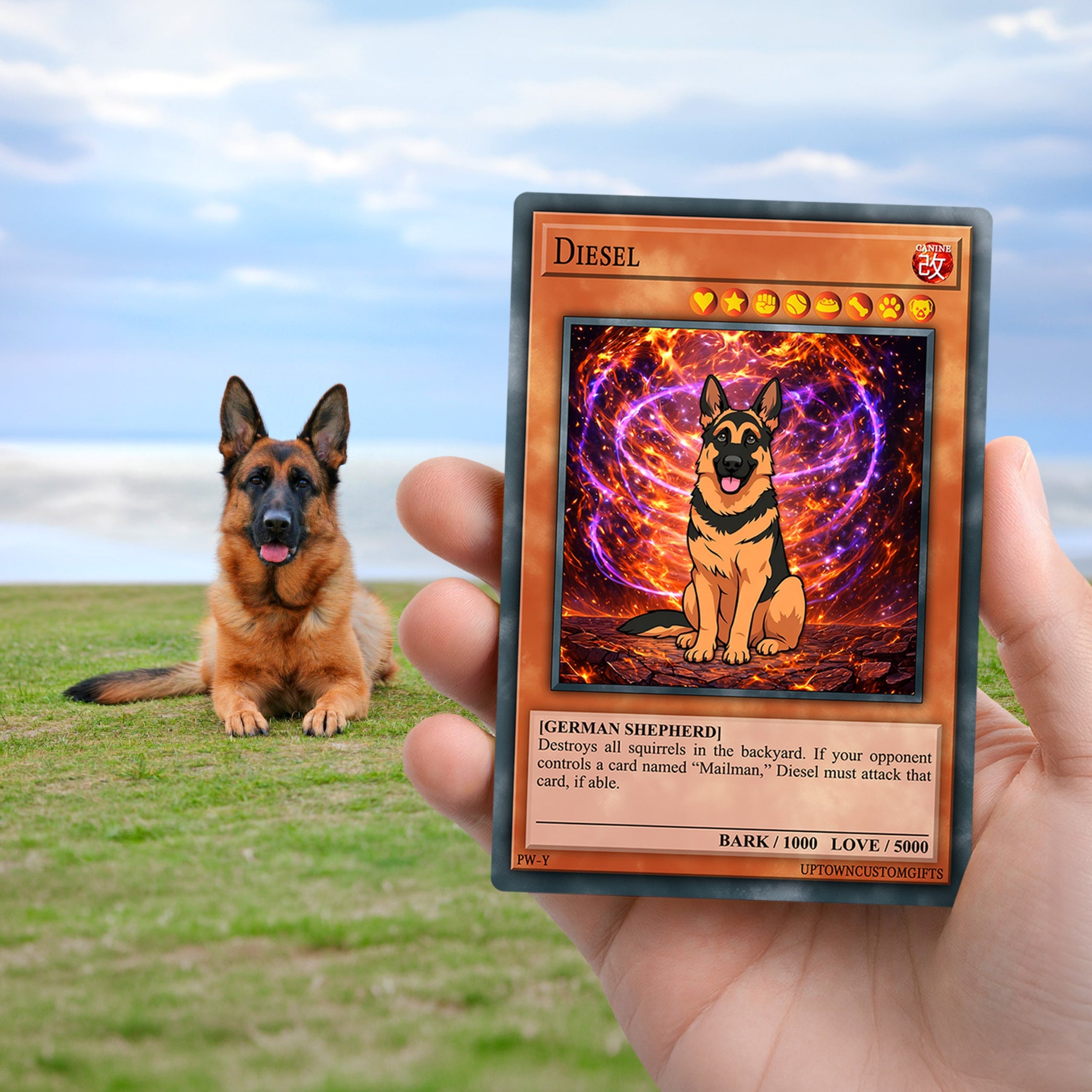 Custom Duel Trading Card