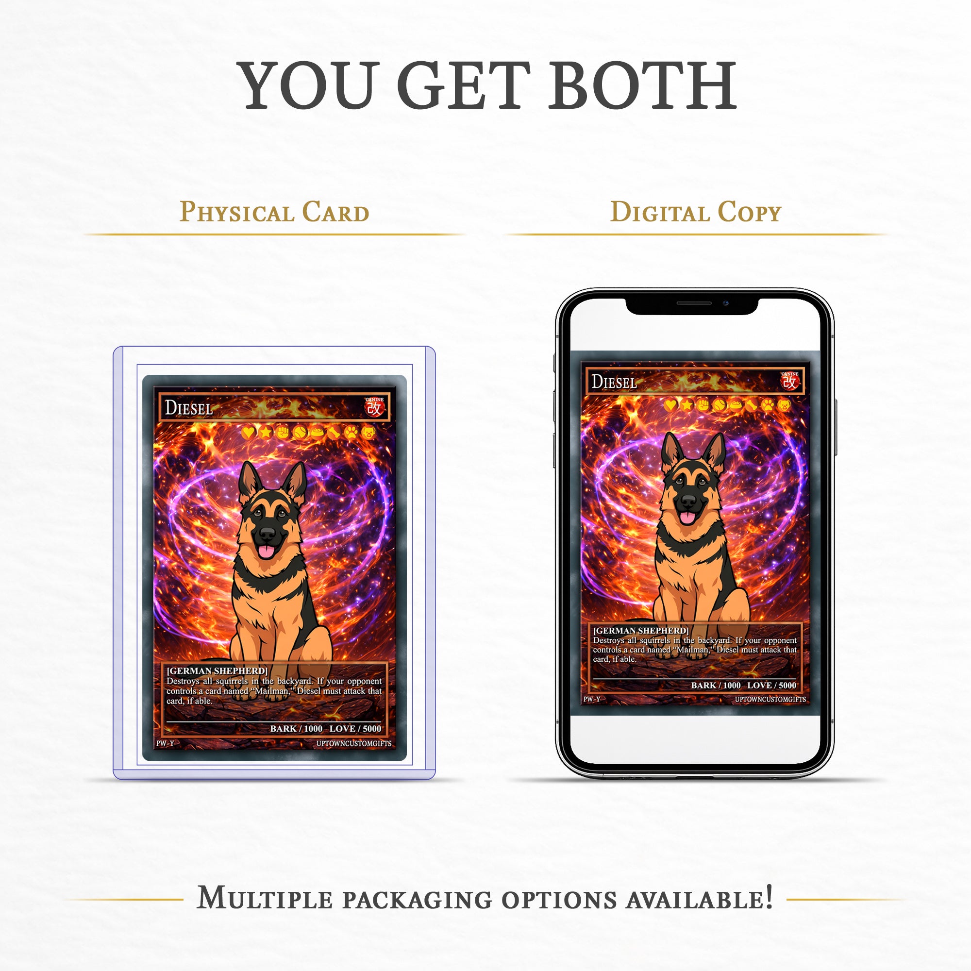 Custom Duel Trading Card