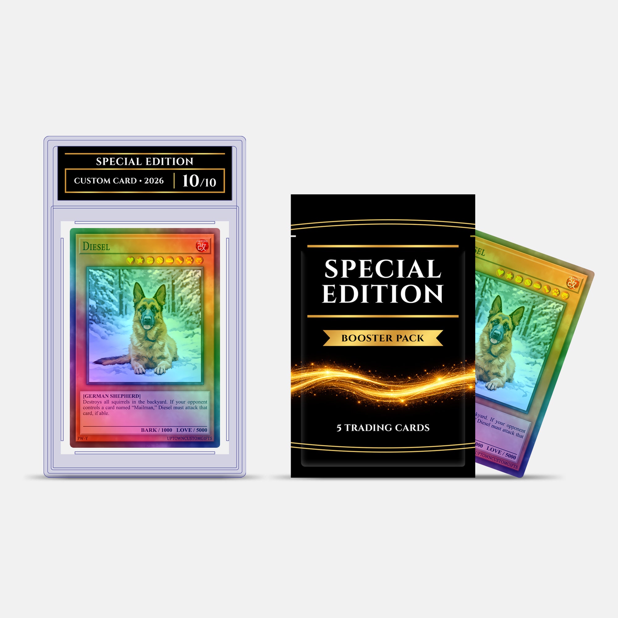 Custom Duel Trading Card