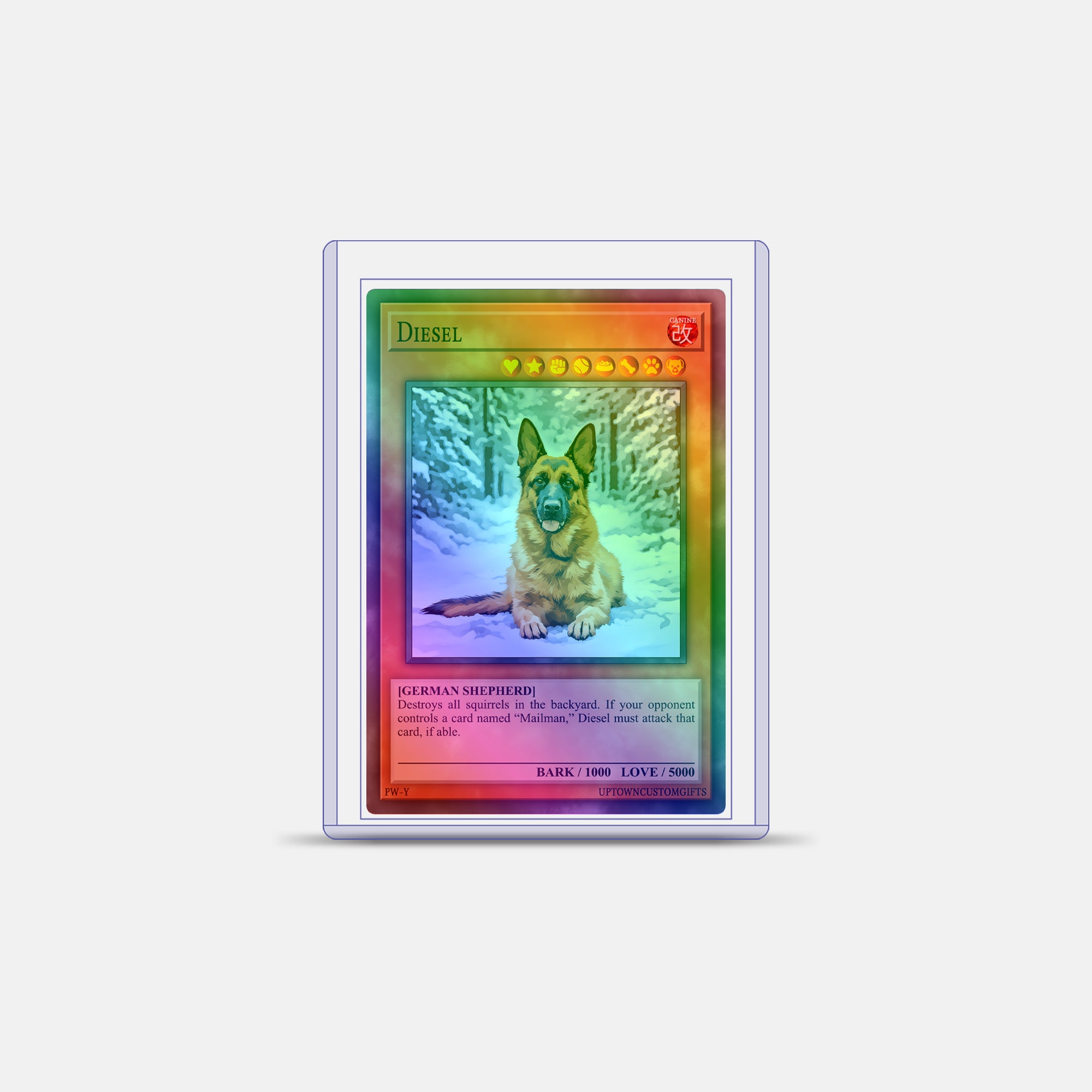 Custom Duel Trading Card