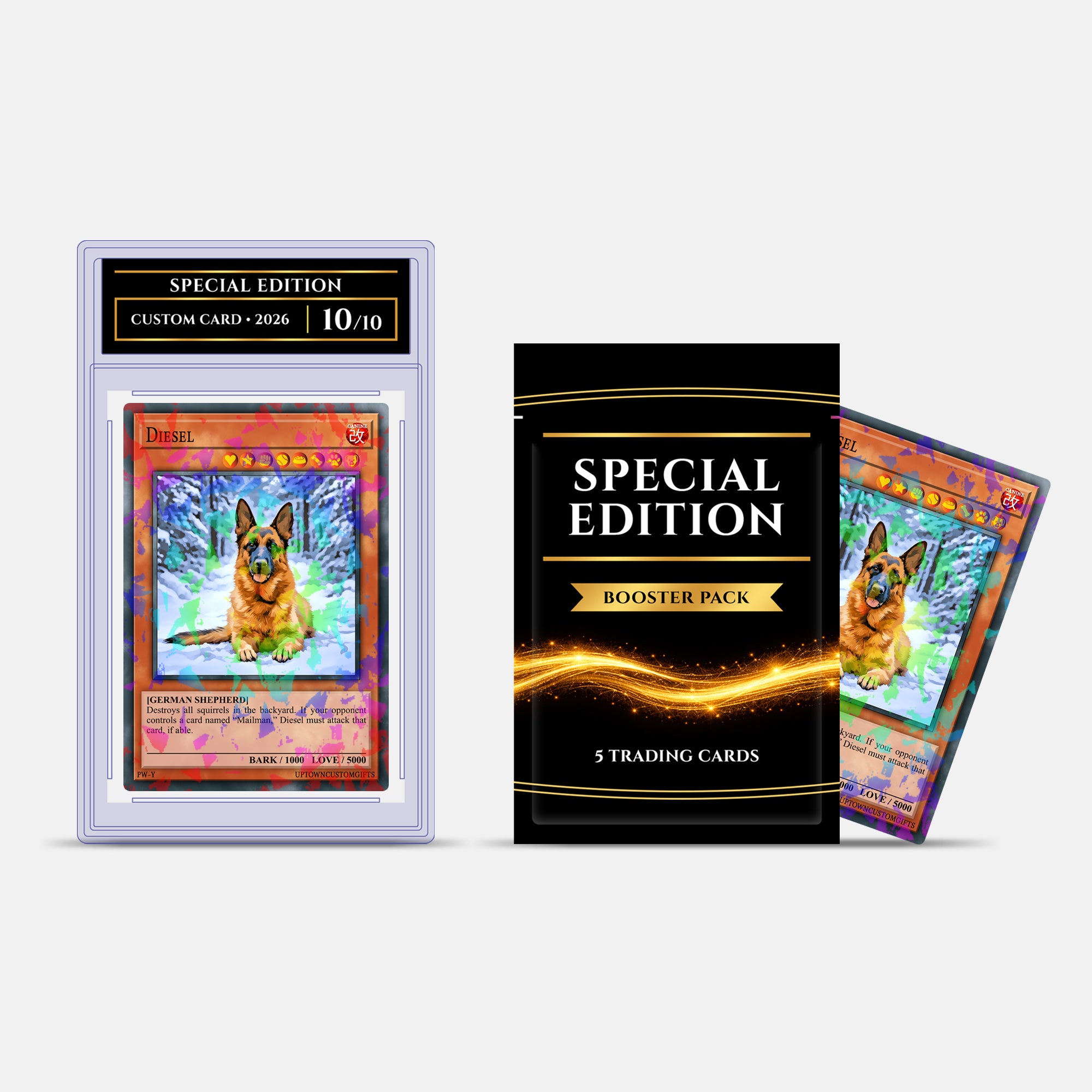 Custom Duel Trading Card