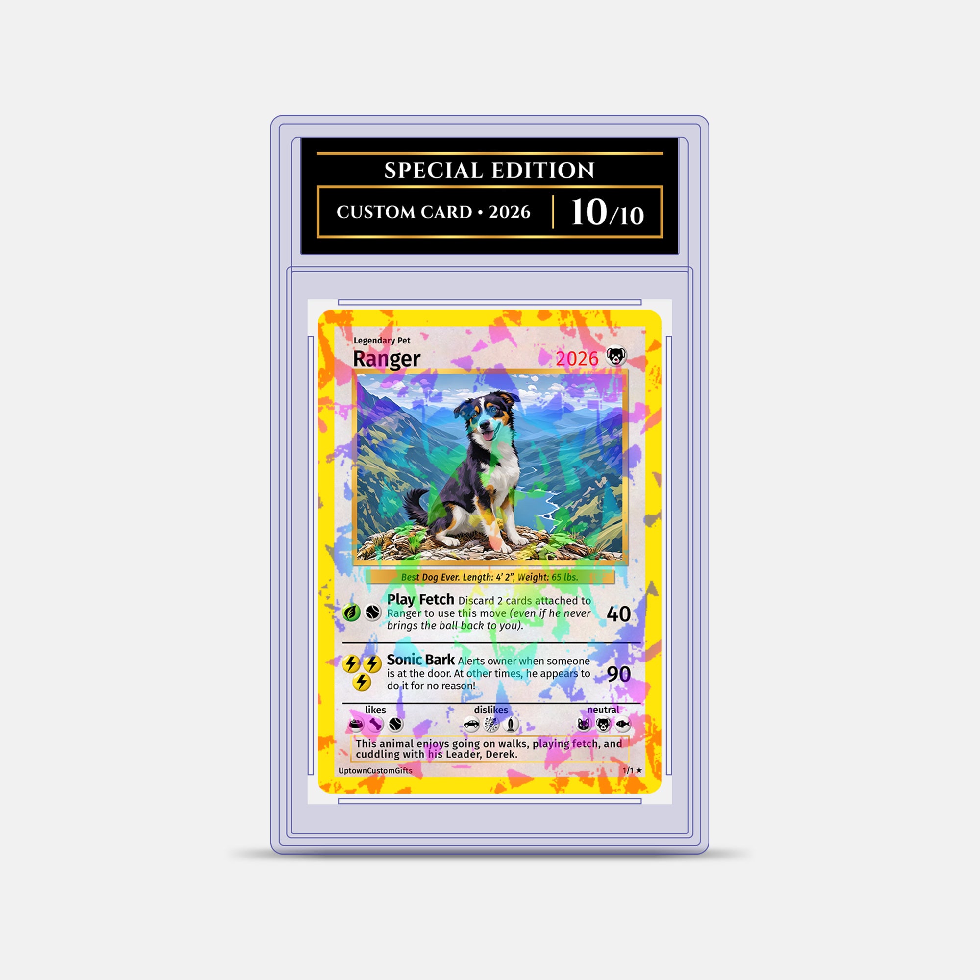 Custom Battle Trading Card