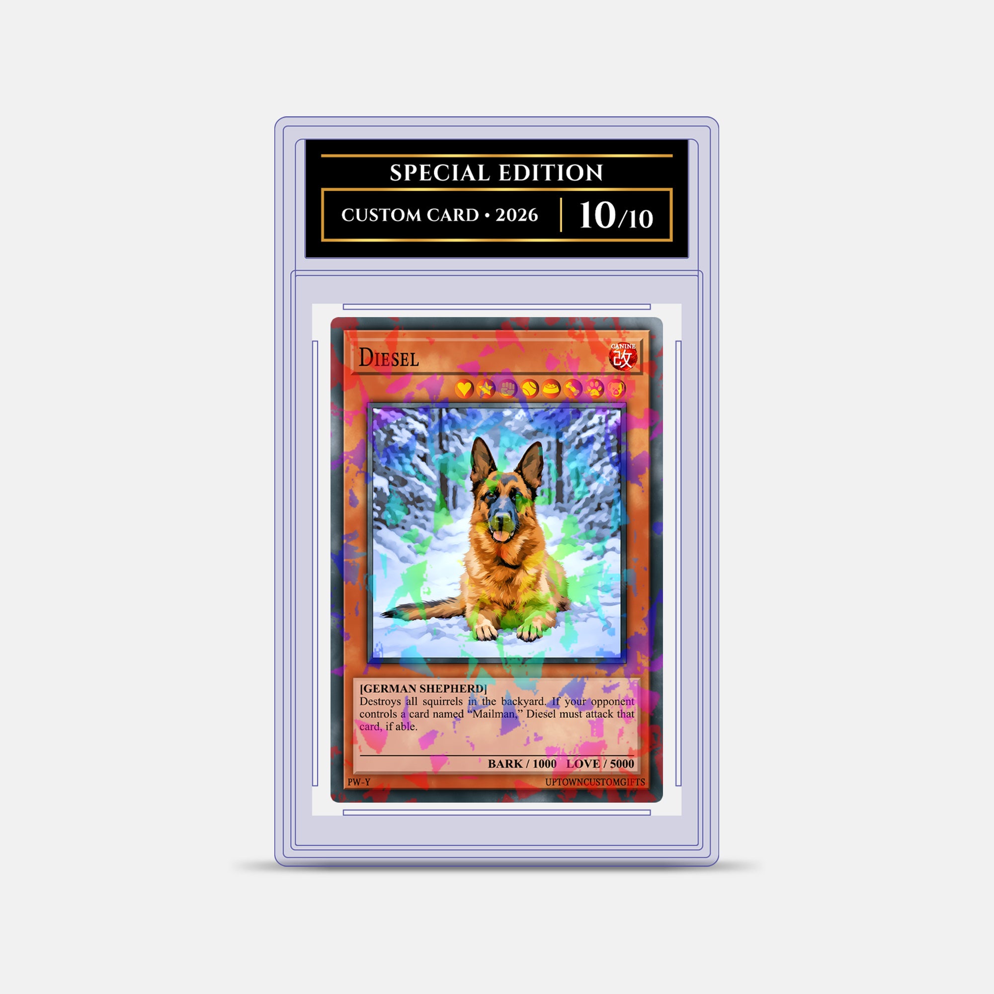 Custom Duel Trading Card