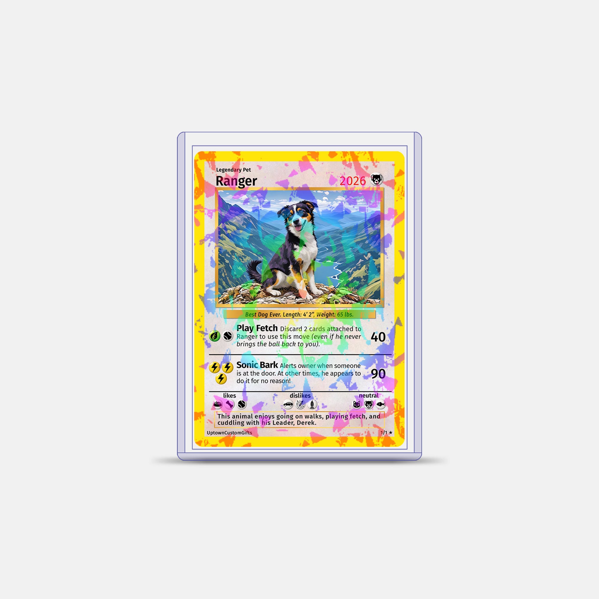 Custom Battle Trading Card
