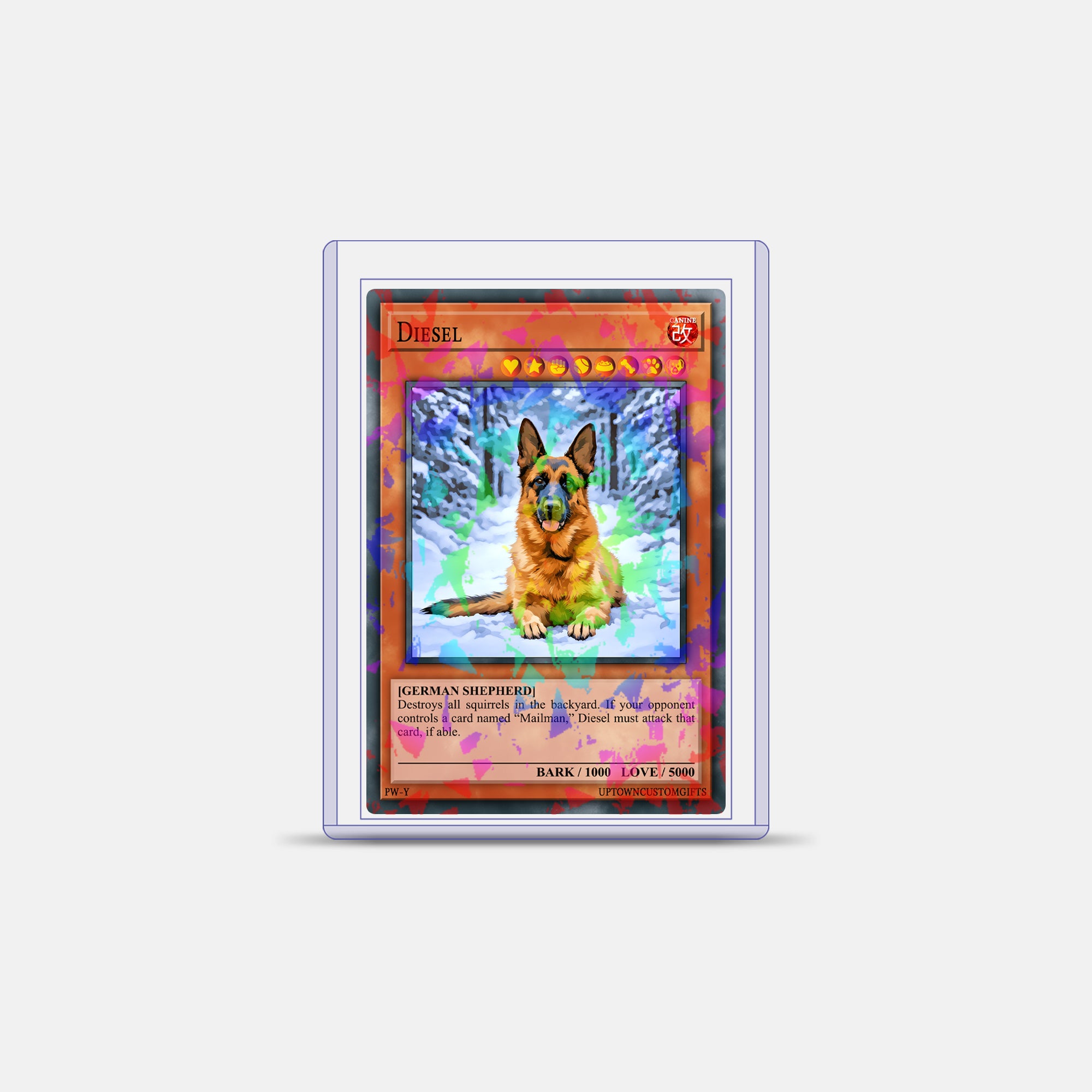 Custom Duel Trading Card