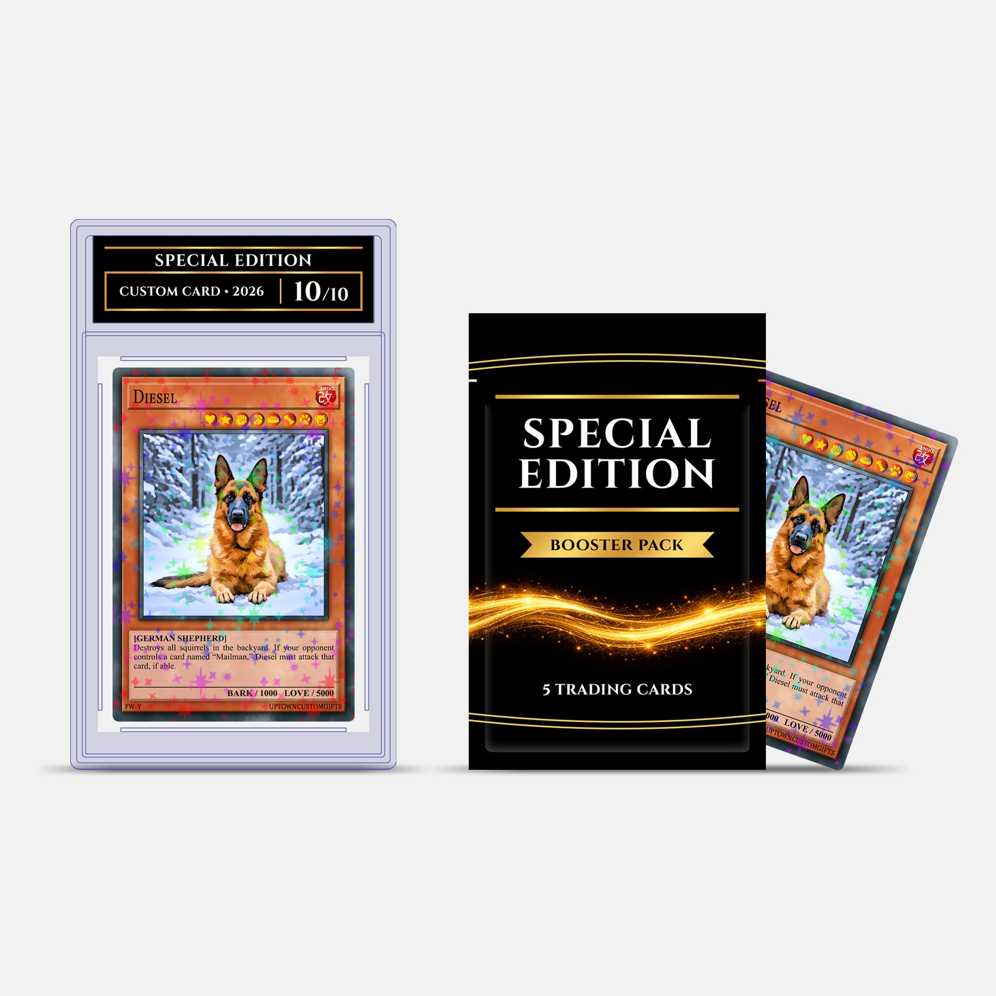 Custom Duel Trading Card