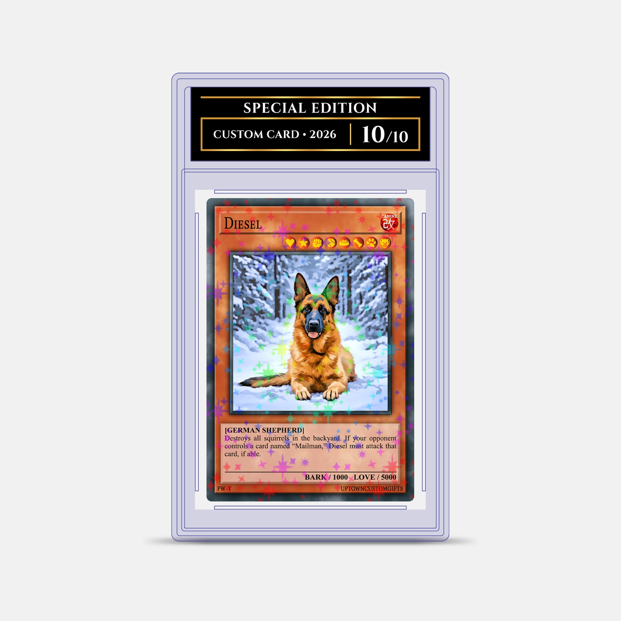 Custom Duel Trading Card