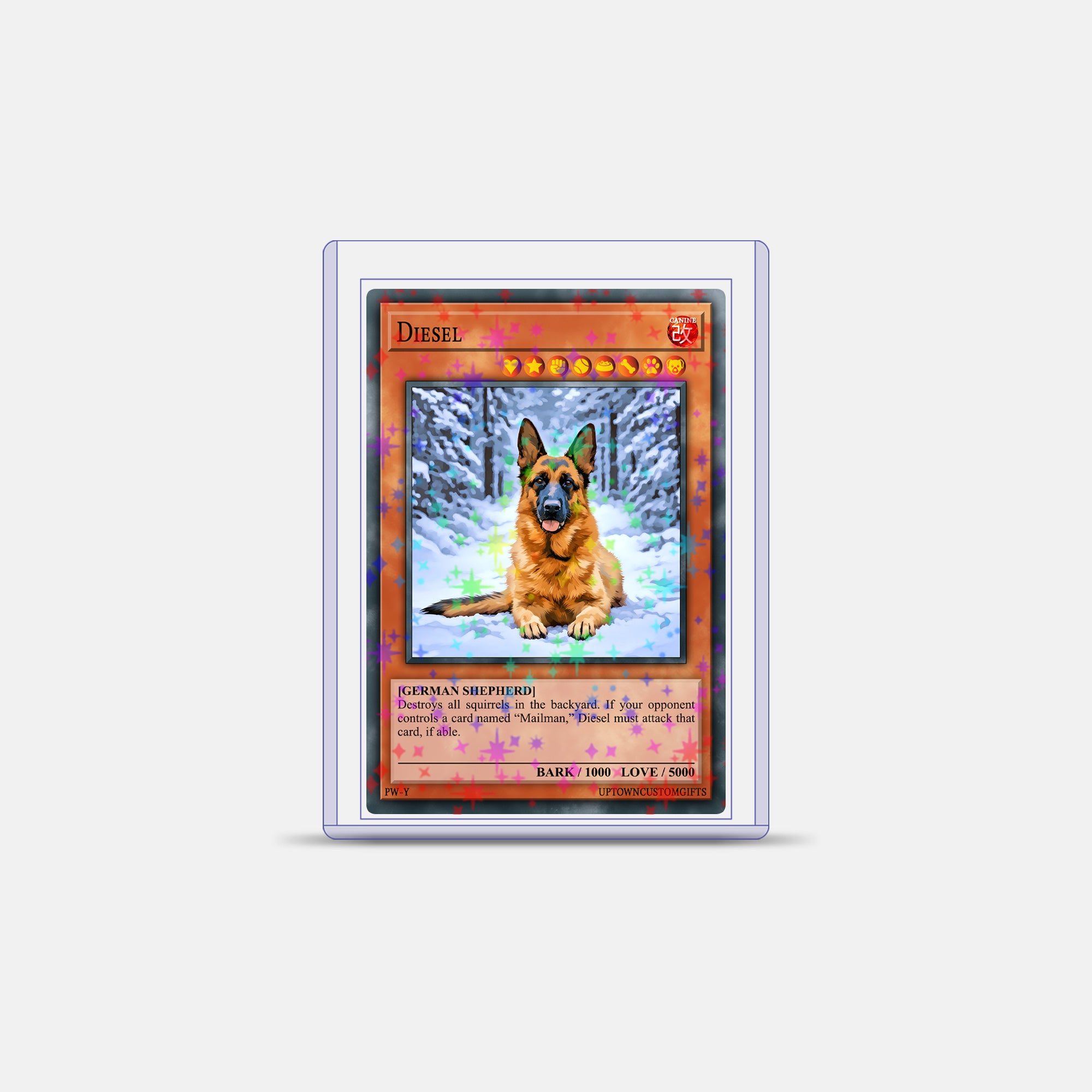 Custom Duel Trading Card
