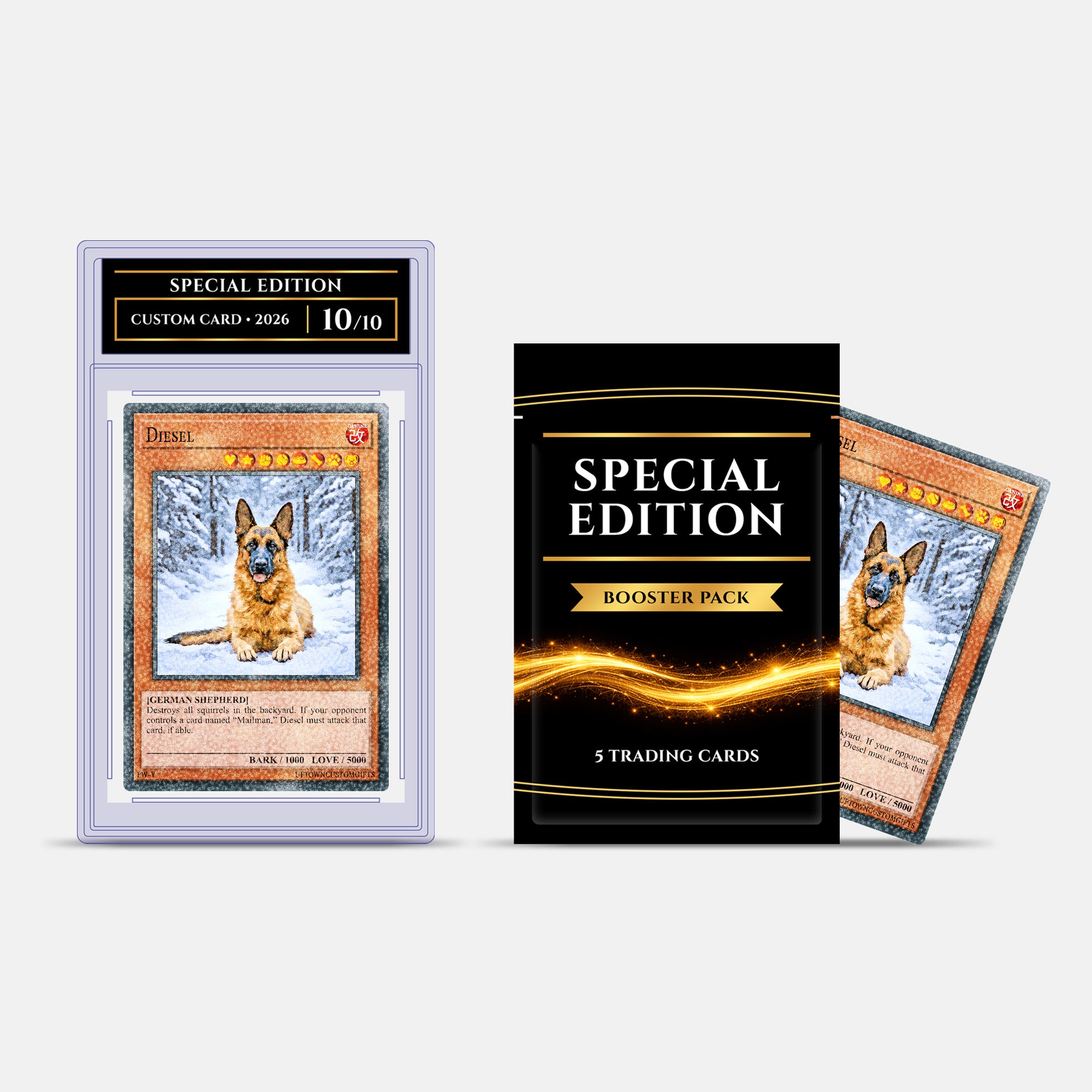 Custom Duel Trading Card