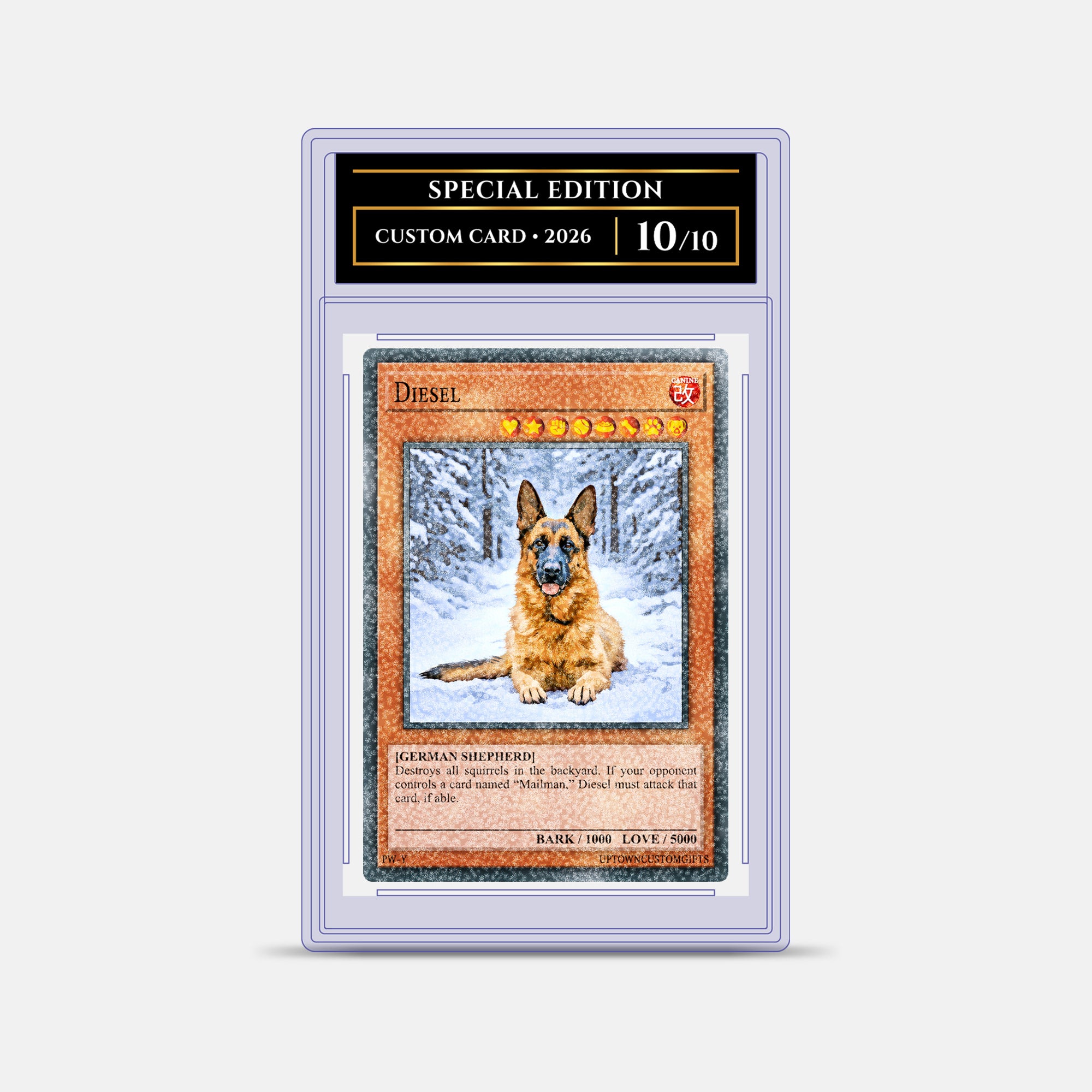 Custom Duel Trading Card