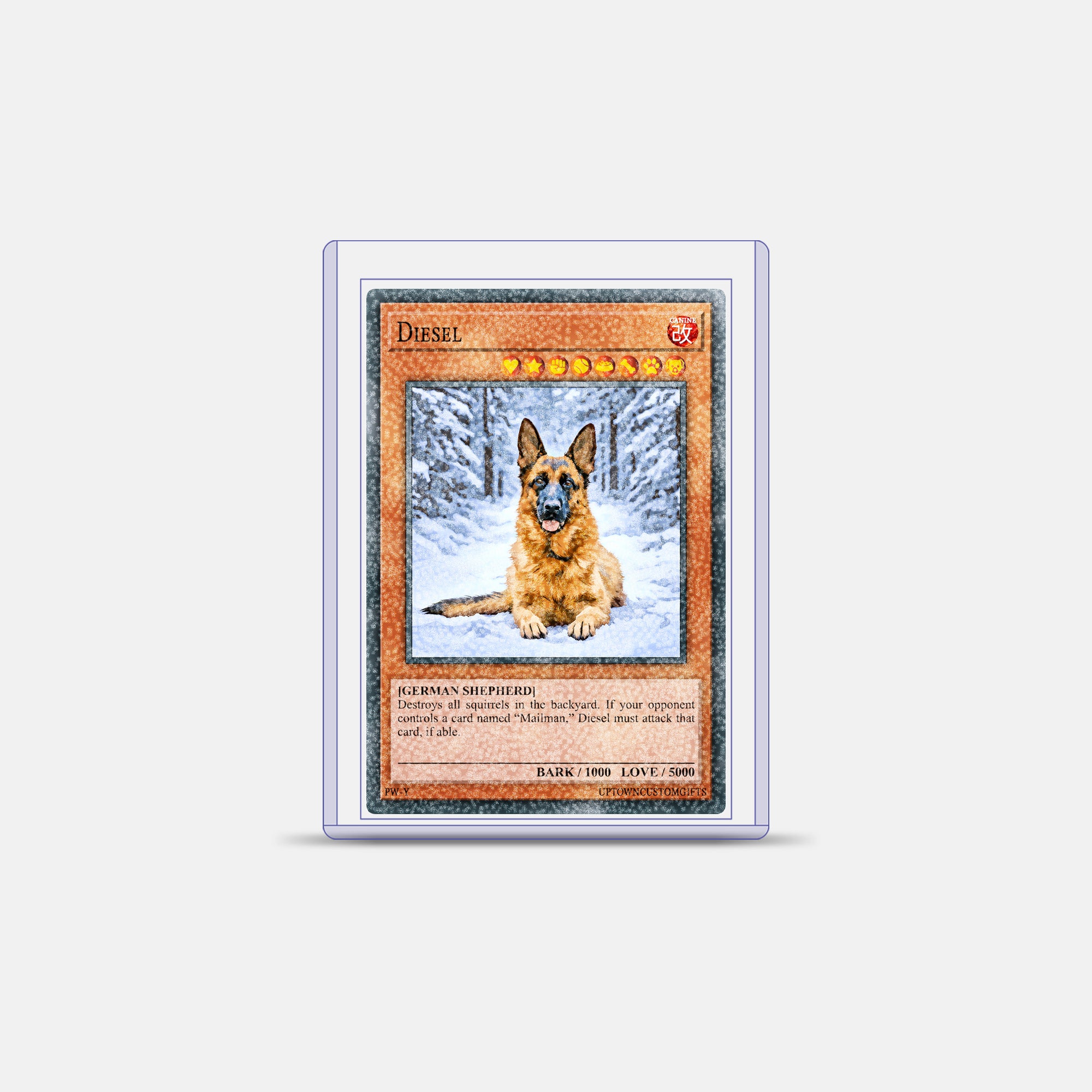 Custom Duel Trading Card