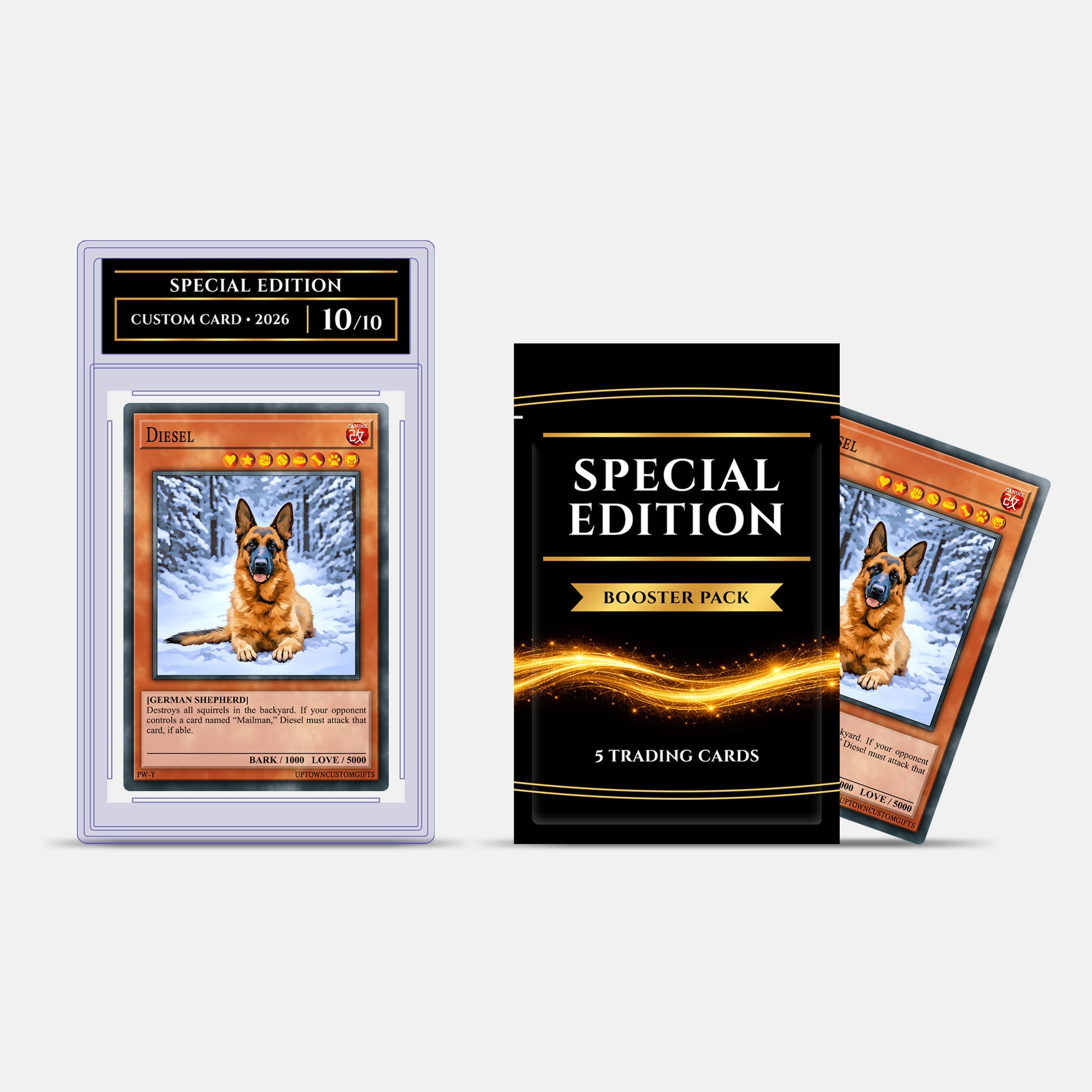 Custom Duel Trading Card