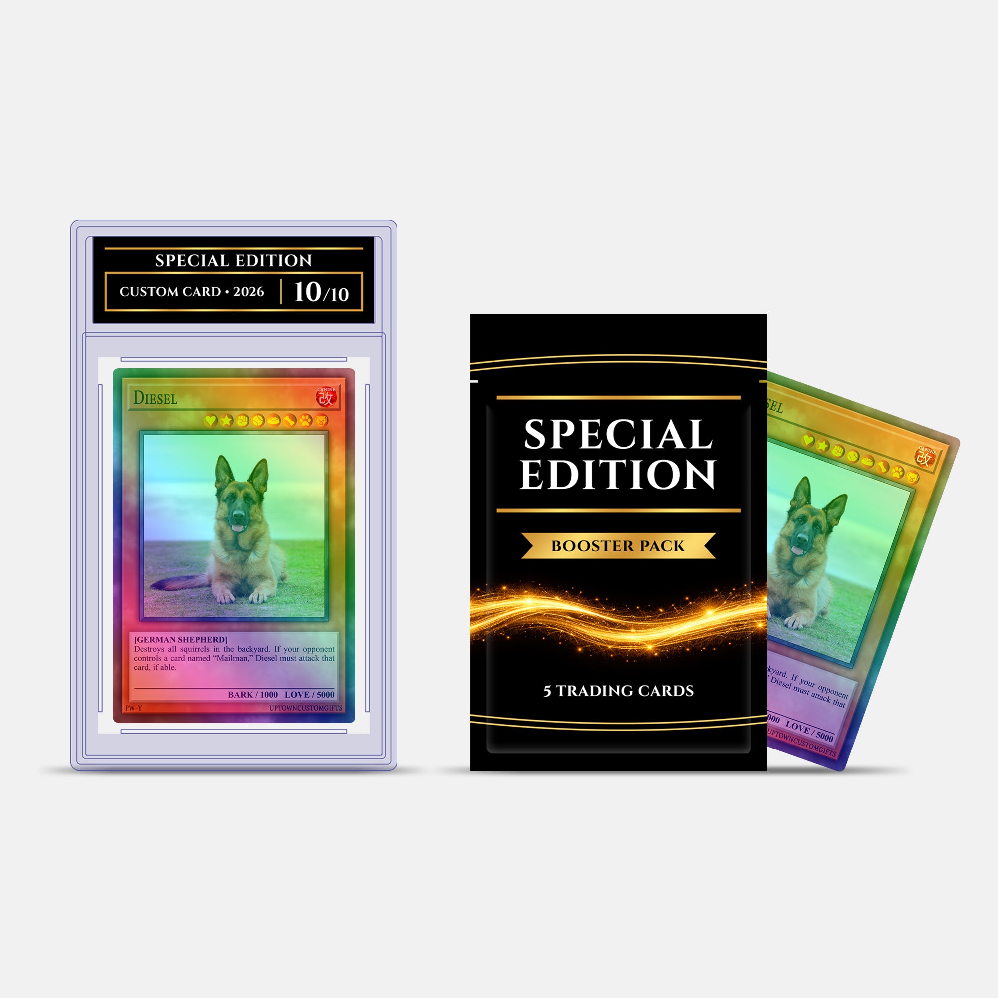 Custom Duel Trading Card