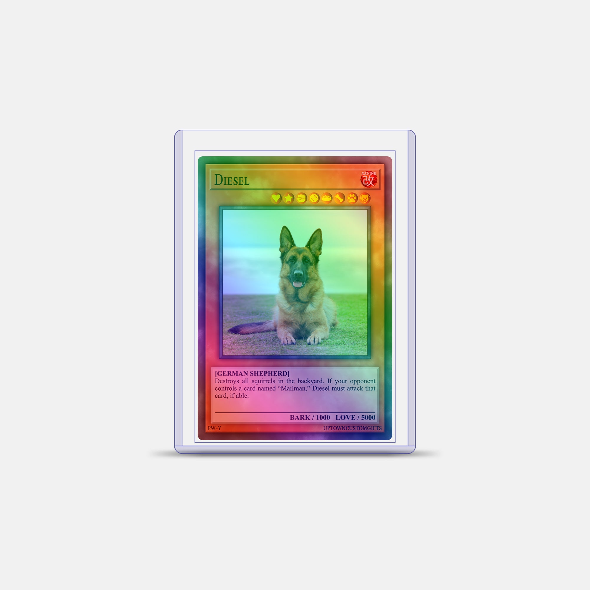 Custom Duel Trading Card