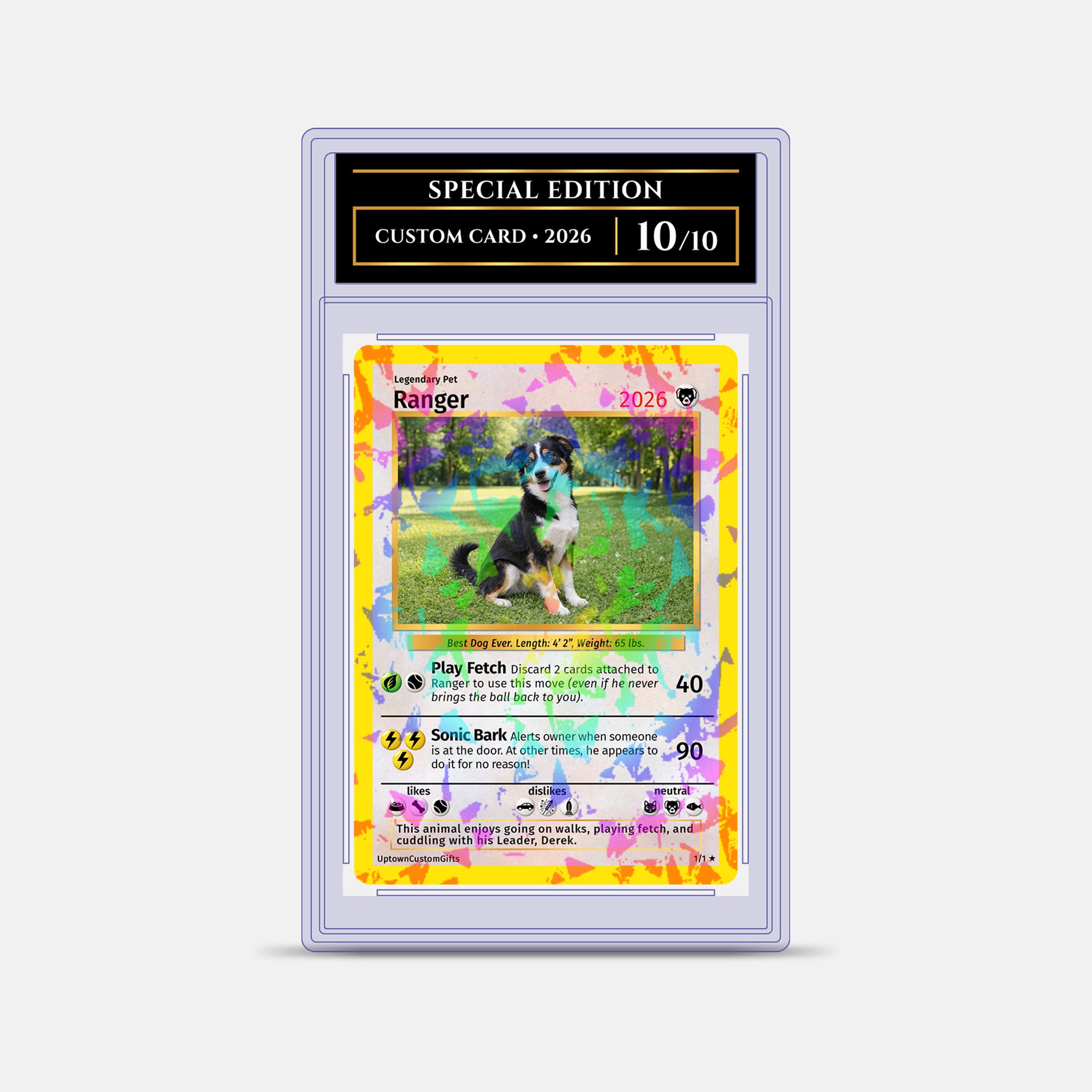 Custom Battle Trading Card