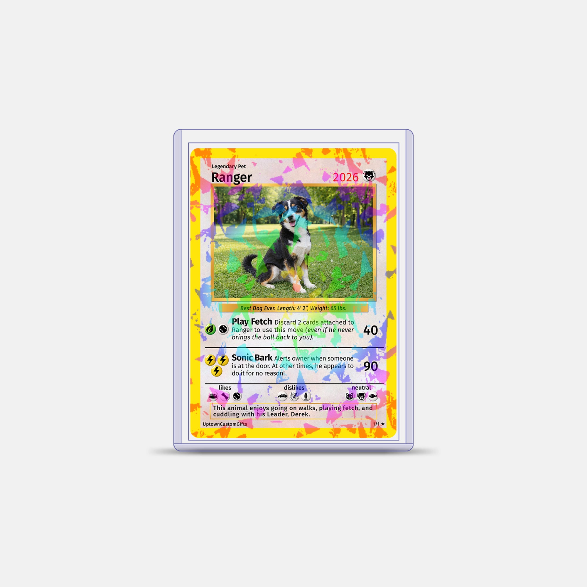 Custom Battle Trading Card