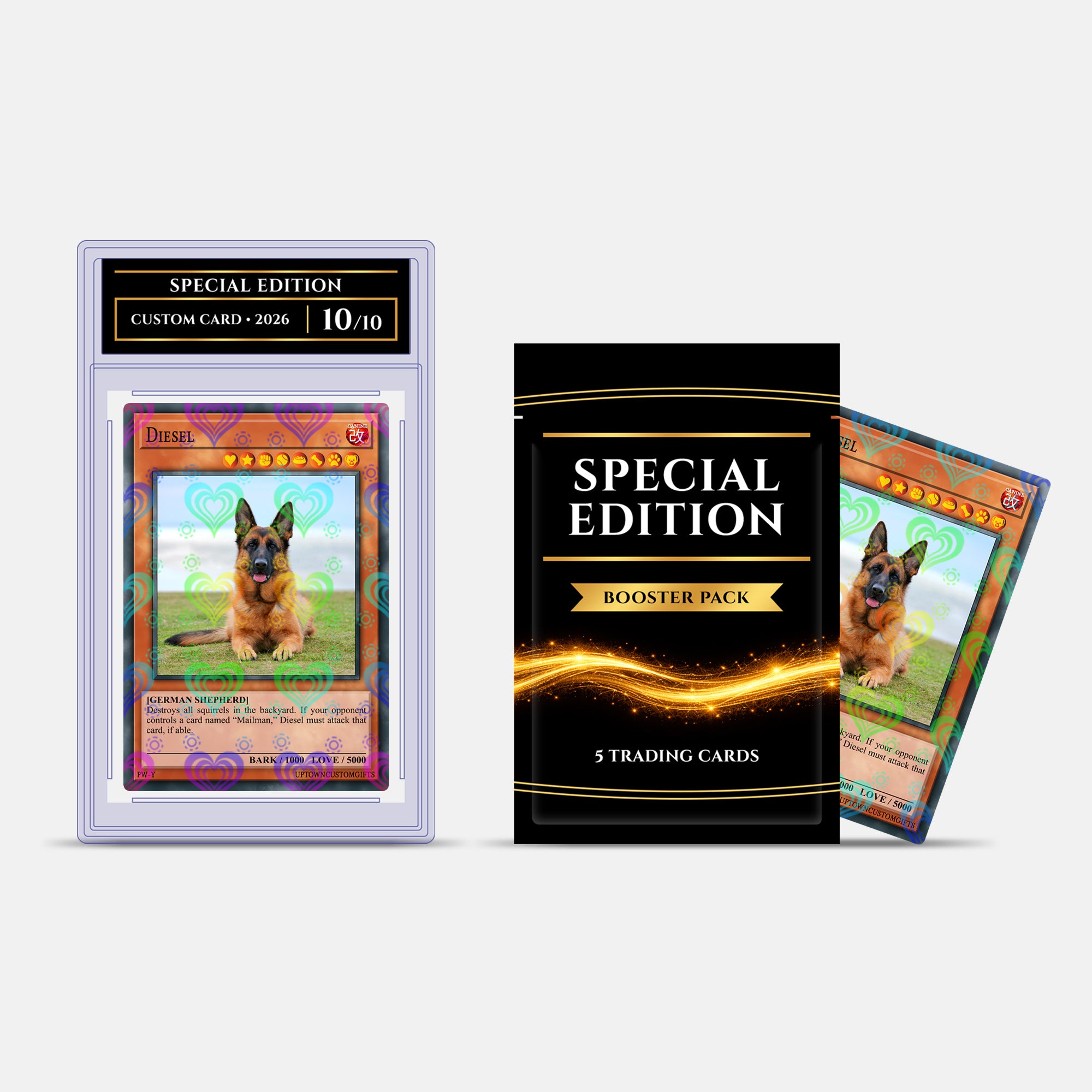 Custom Duel Trading Card