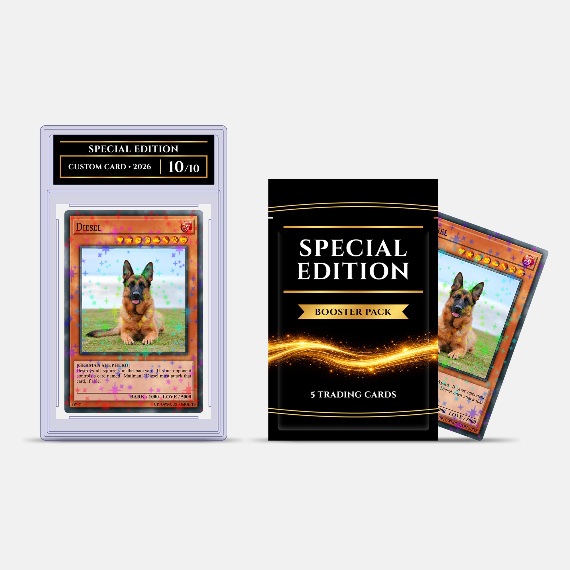 Custom Duel Trading Card