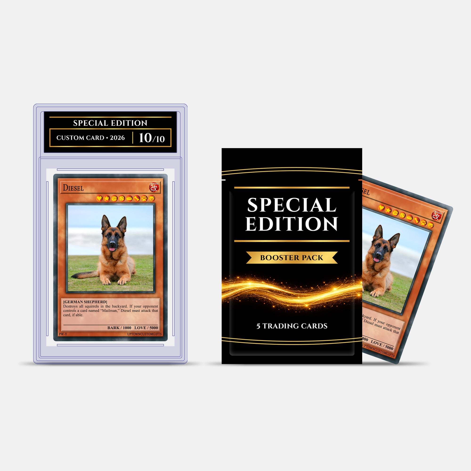 Custom Duel Trading Card