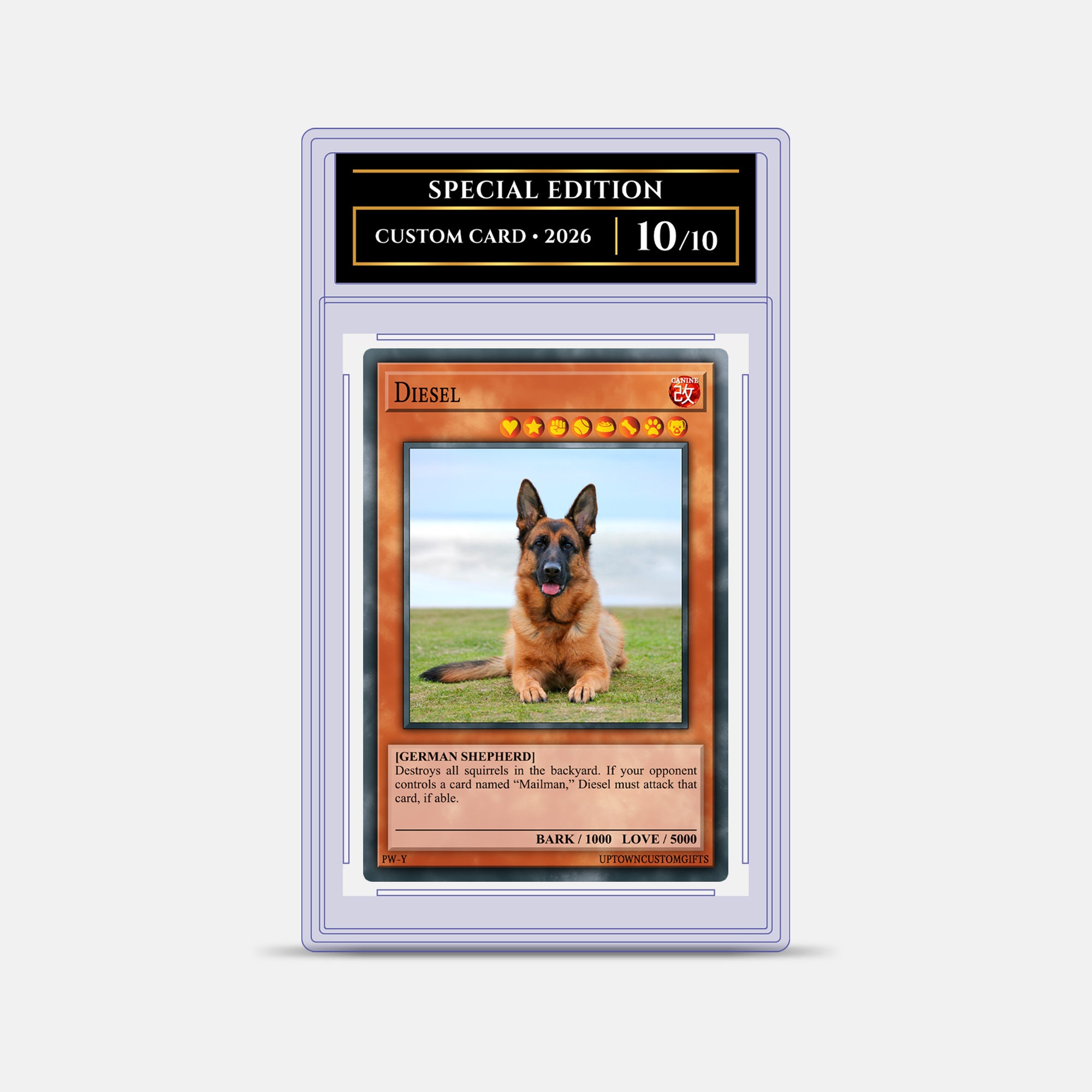 Custom Duel Trading Card