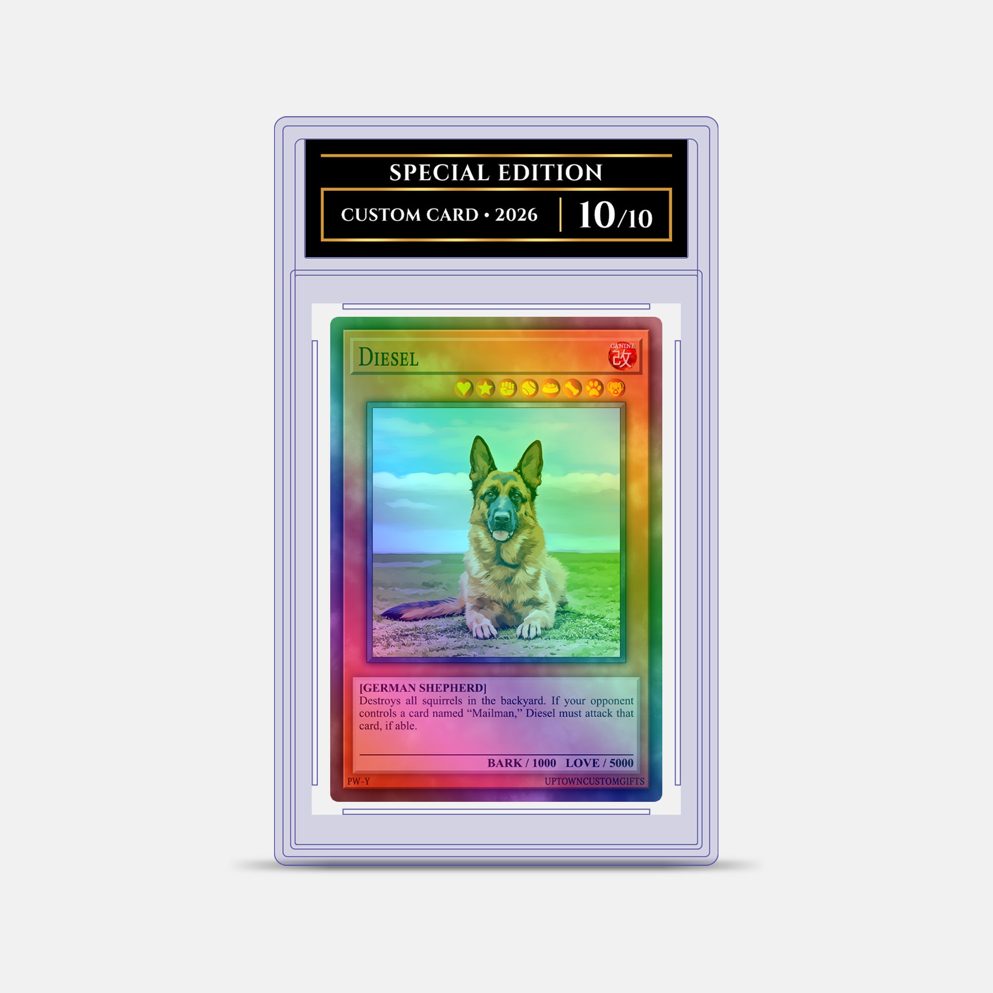 Custom Duel Trading Card