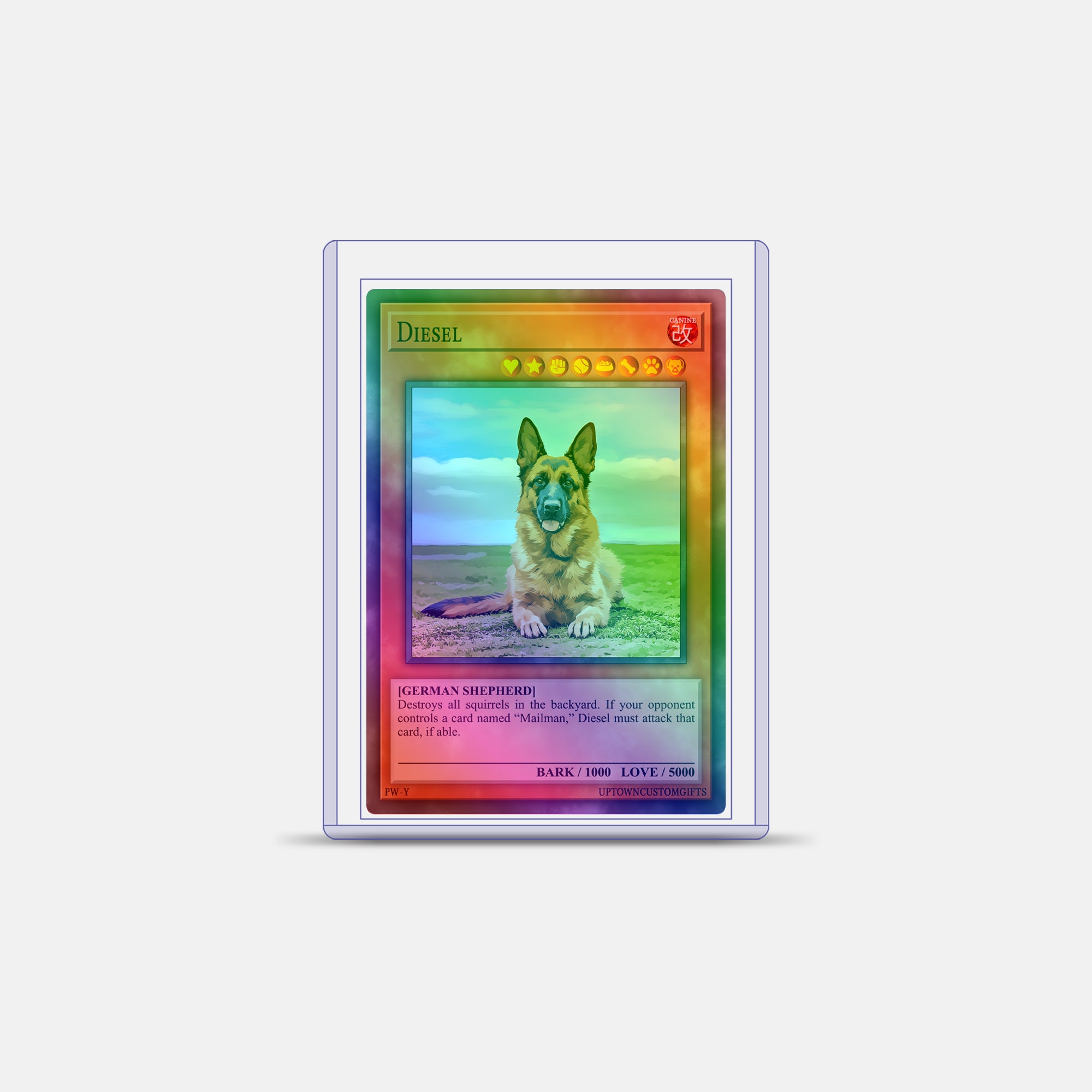 Custom Duel Trading Card