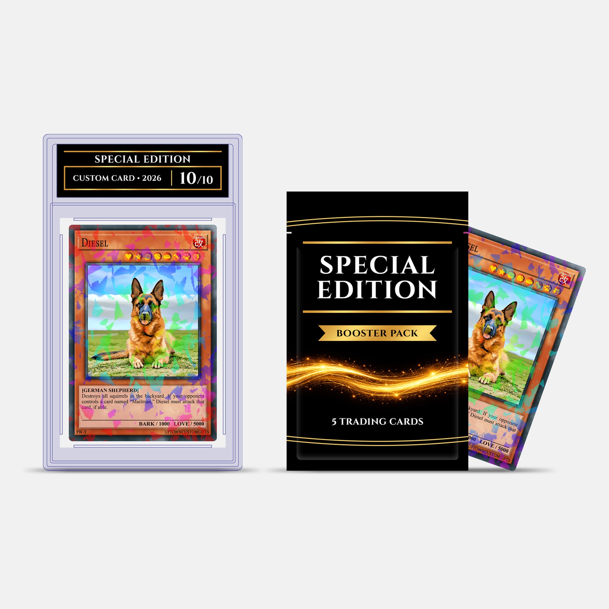 Custom Duel Trading Card