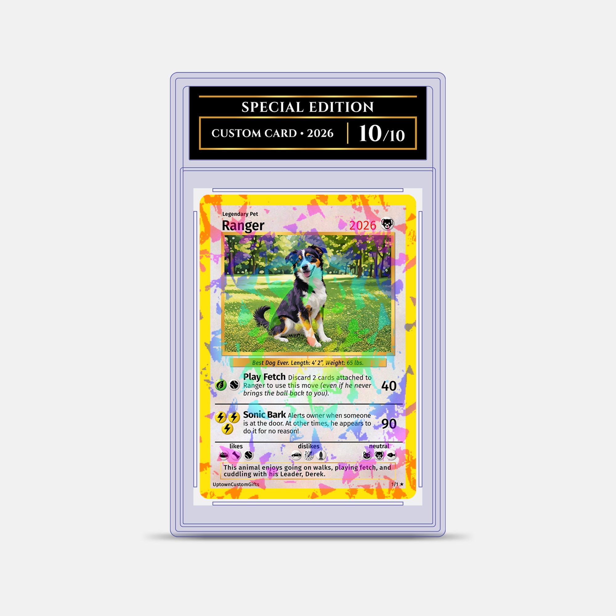 Custom Battle Trading Card