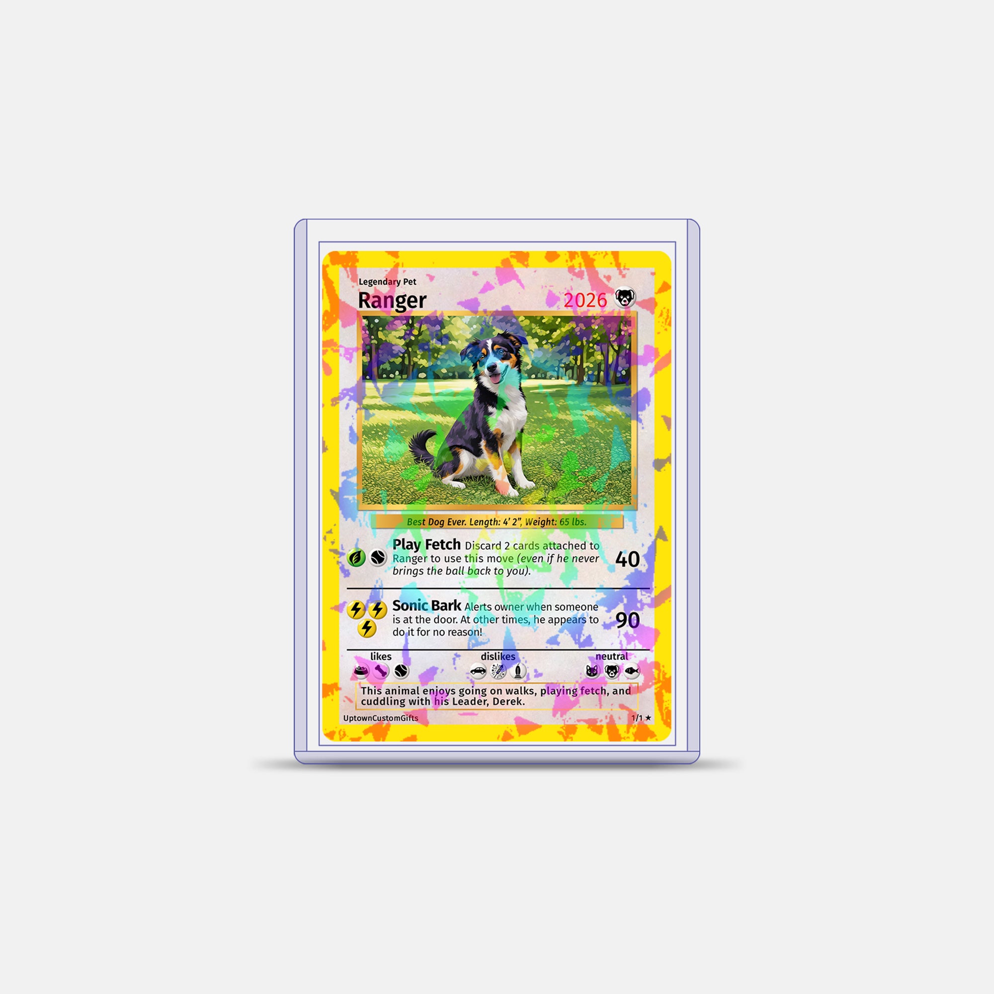 Custom Battle Trading Card
