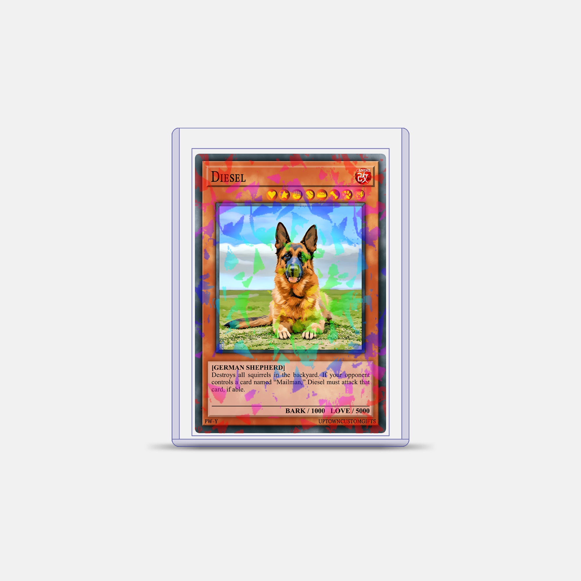 Custom Duel Trading Card