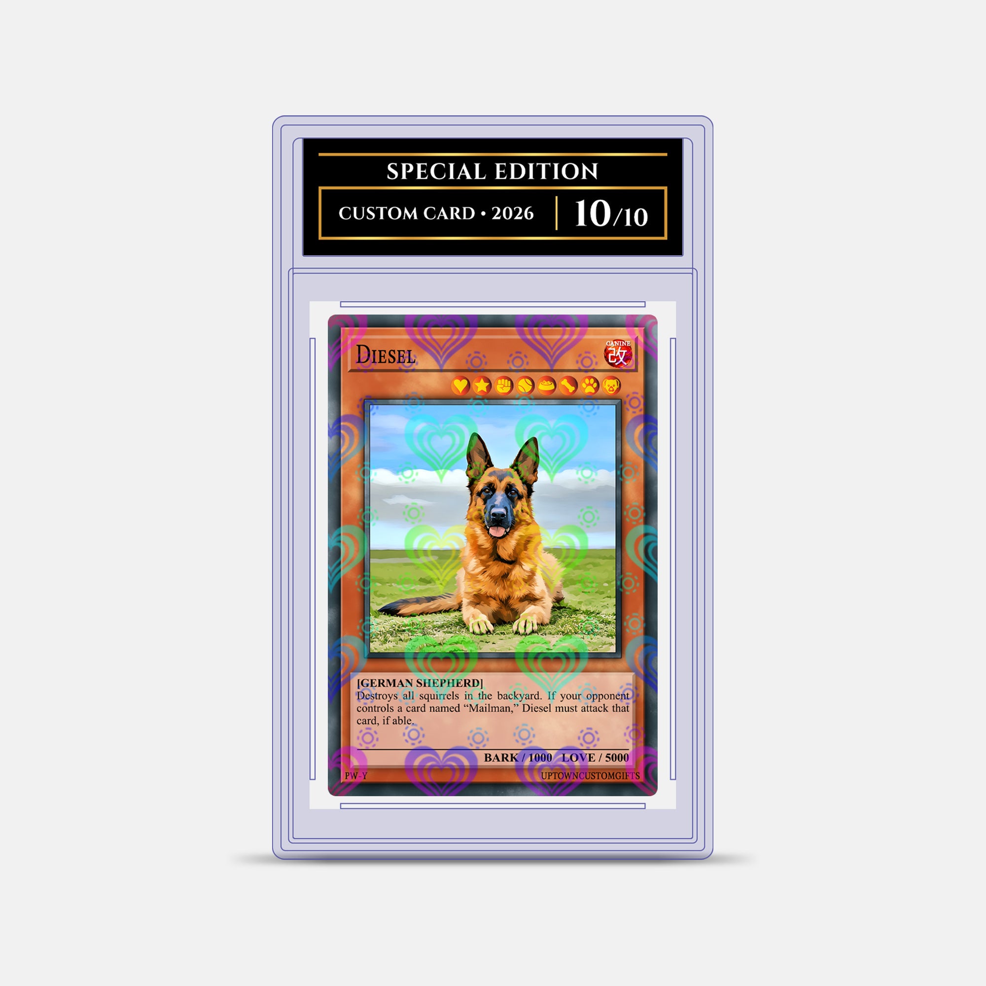 Custom Duel Trading Card