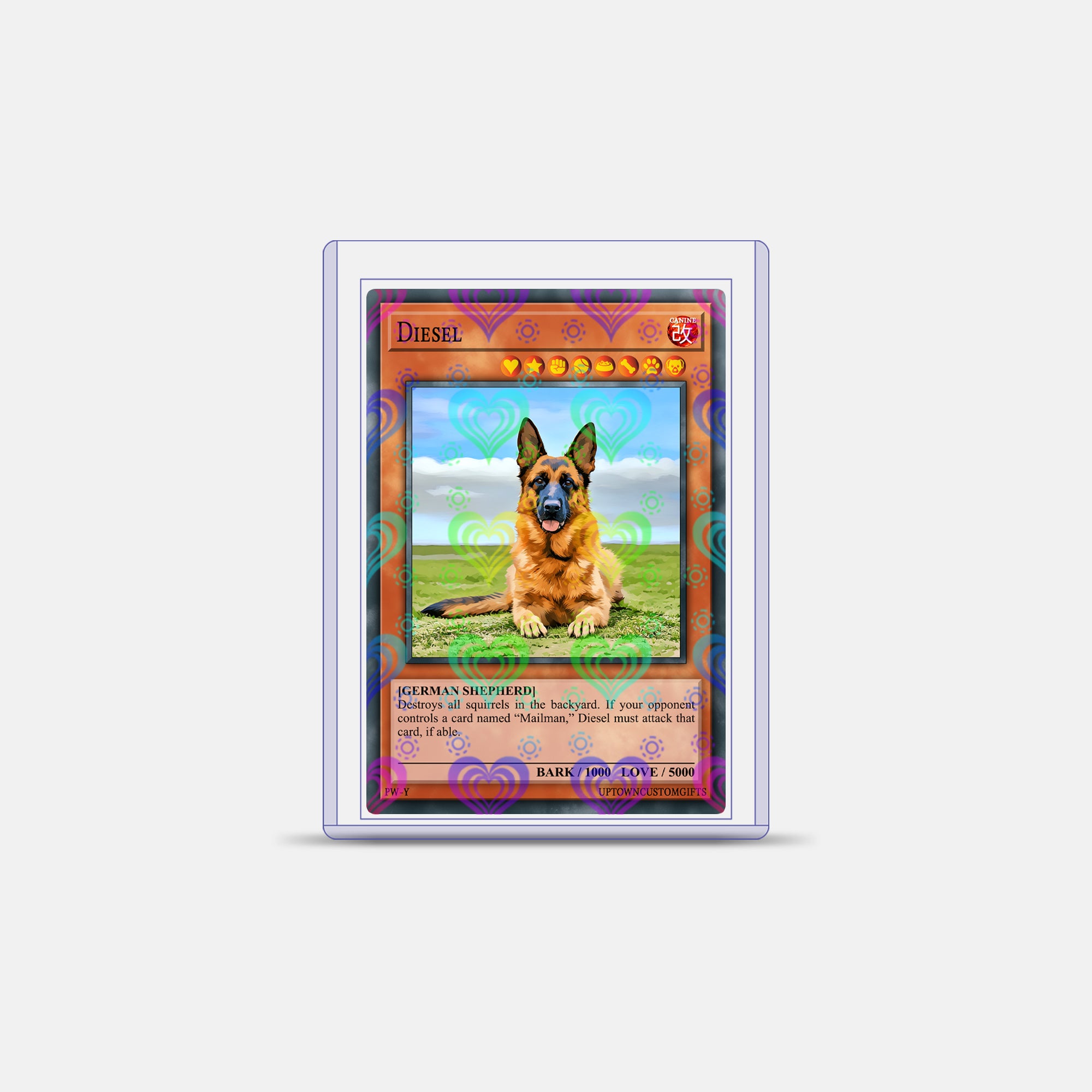 Custom Duel Trading Card
