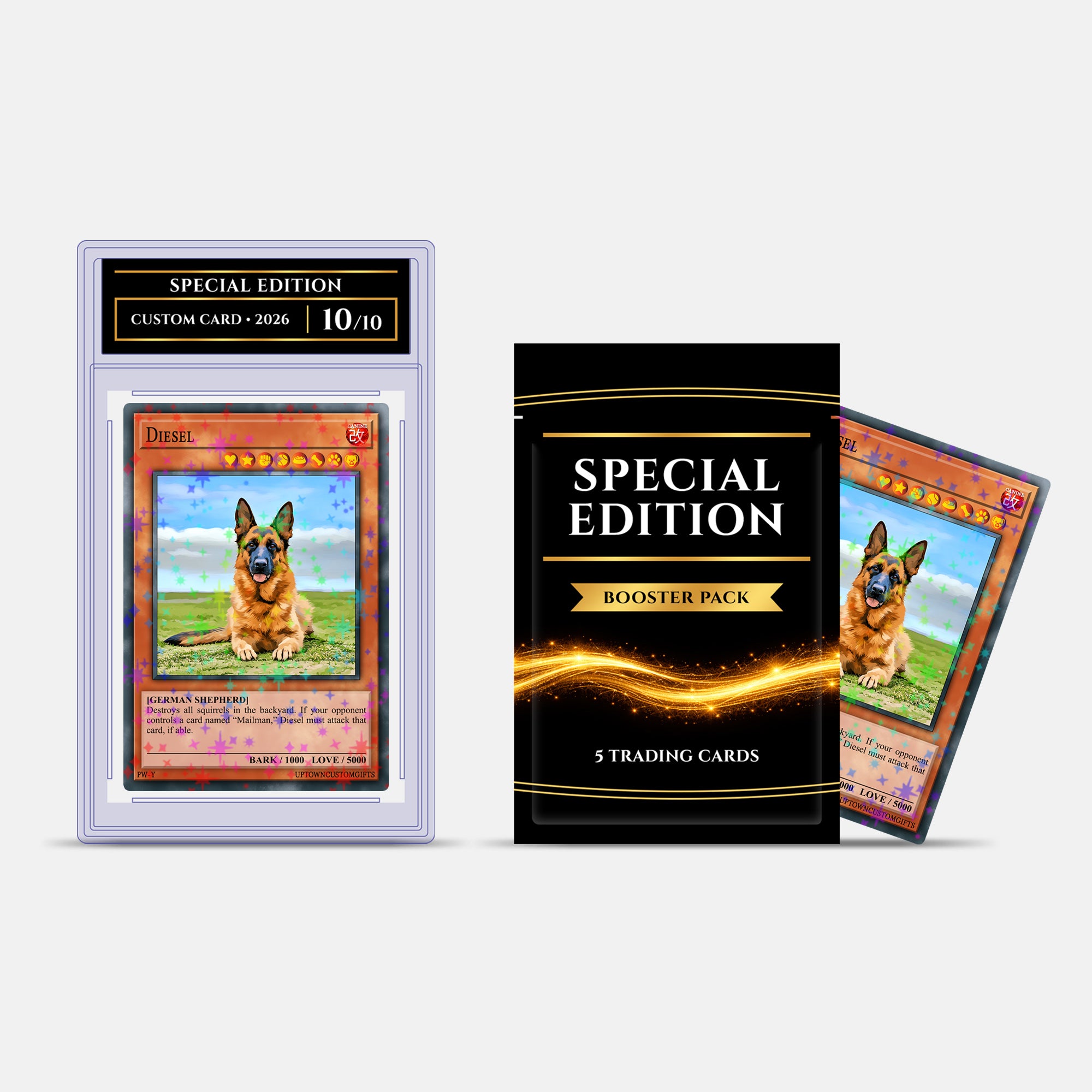 Custom Duel Trading Card