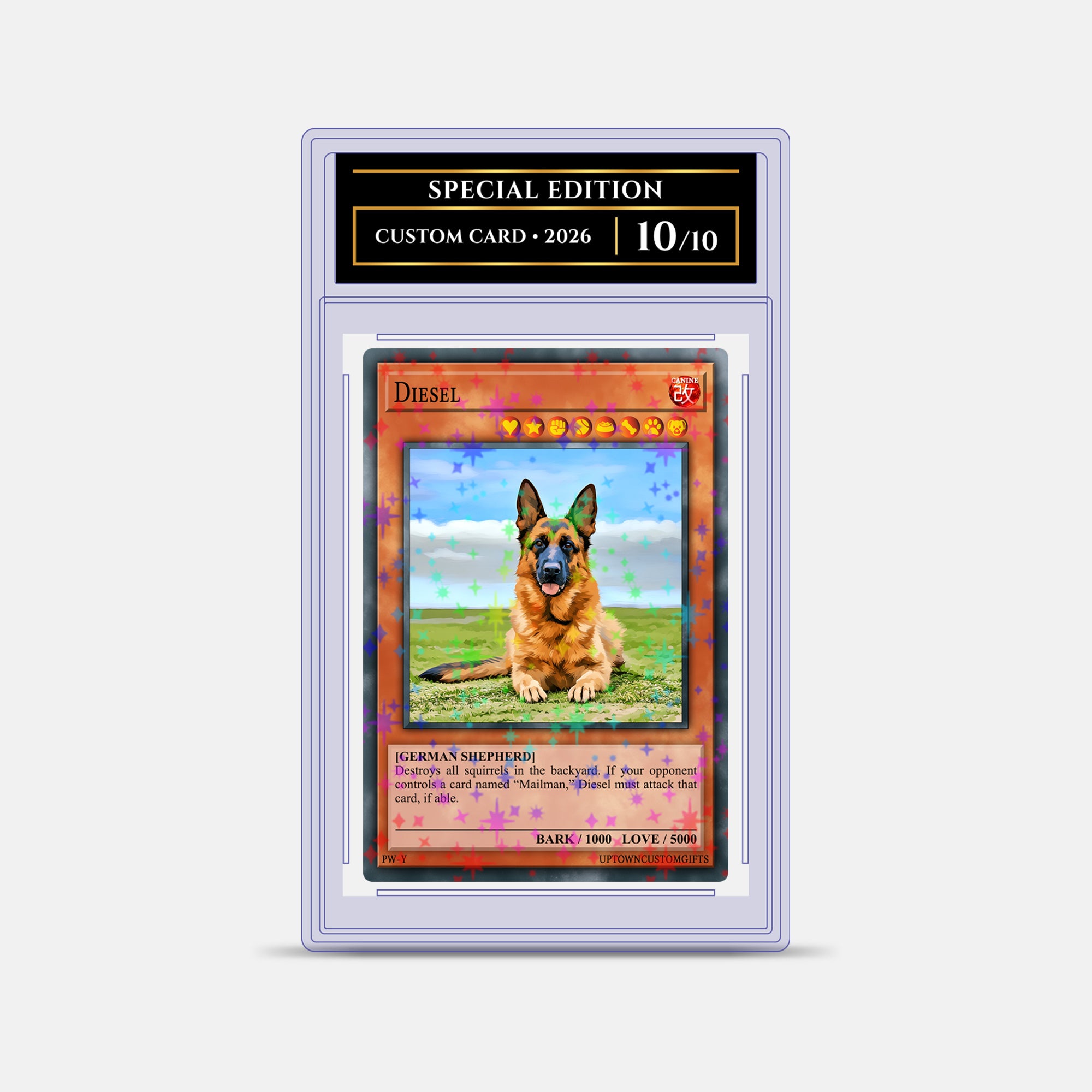 Custom Duel Trading Card