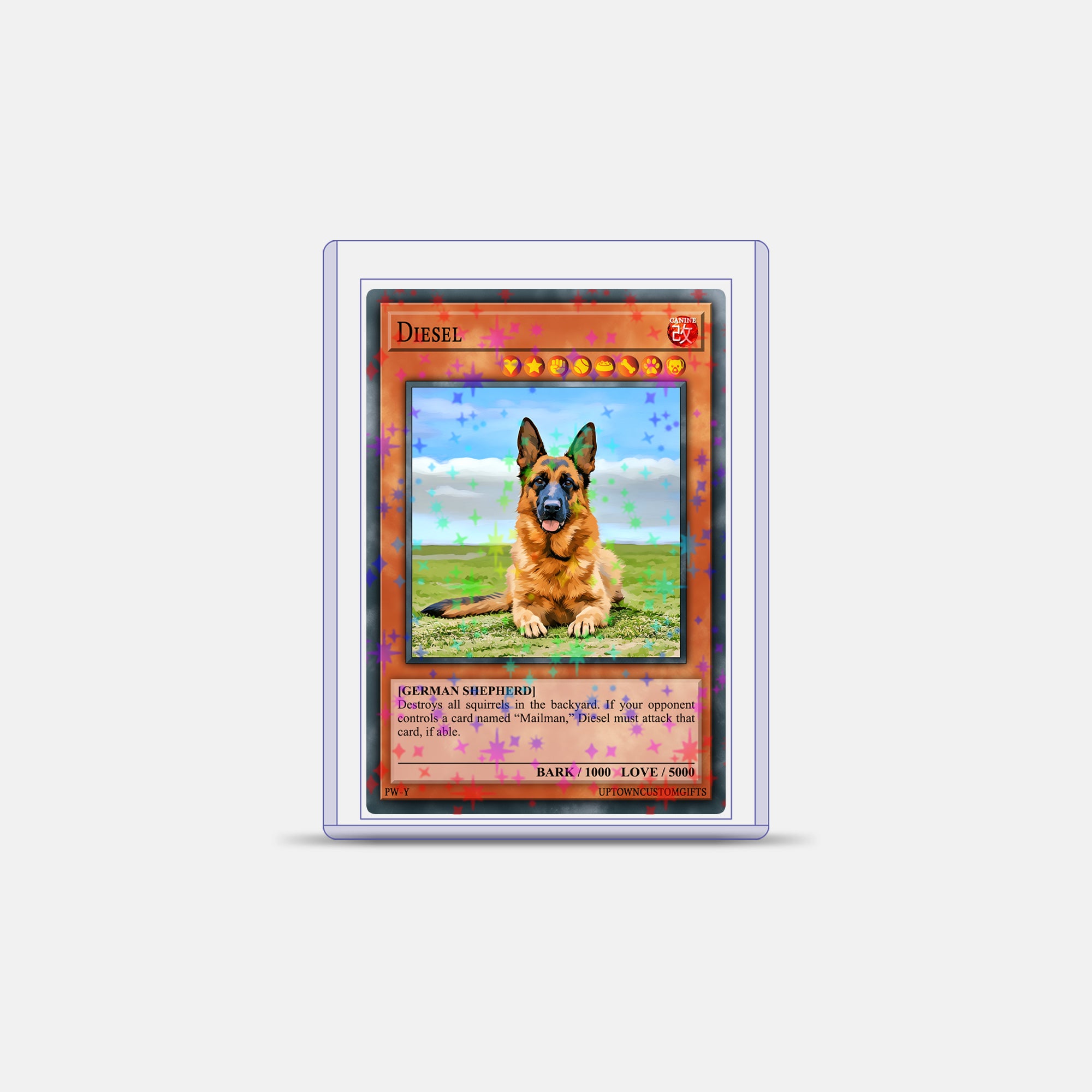Custom Duel Trading Card