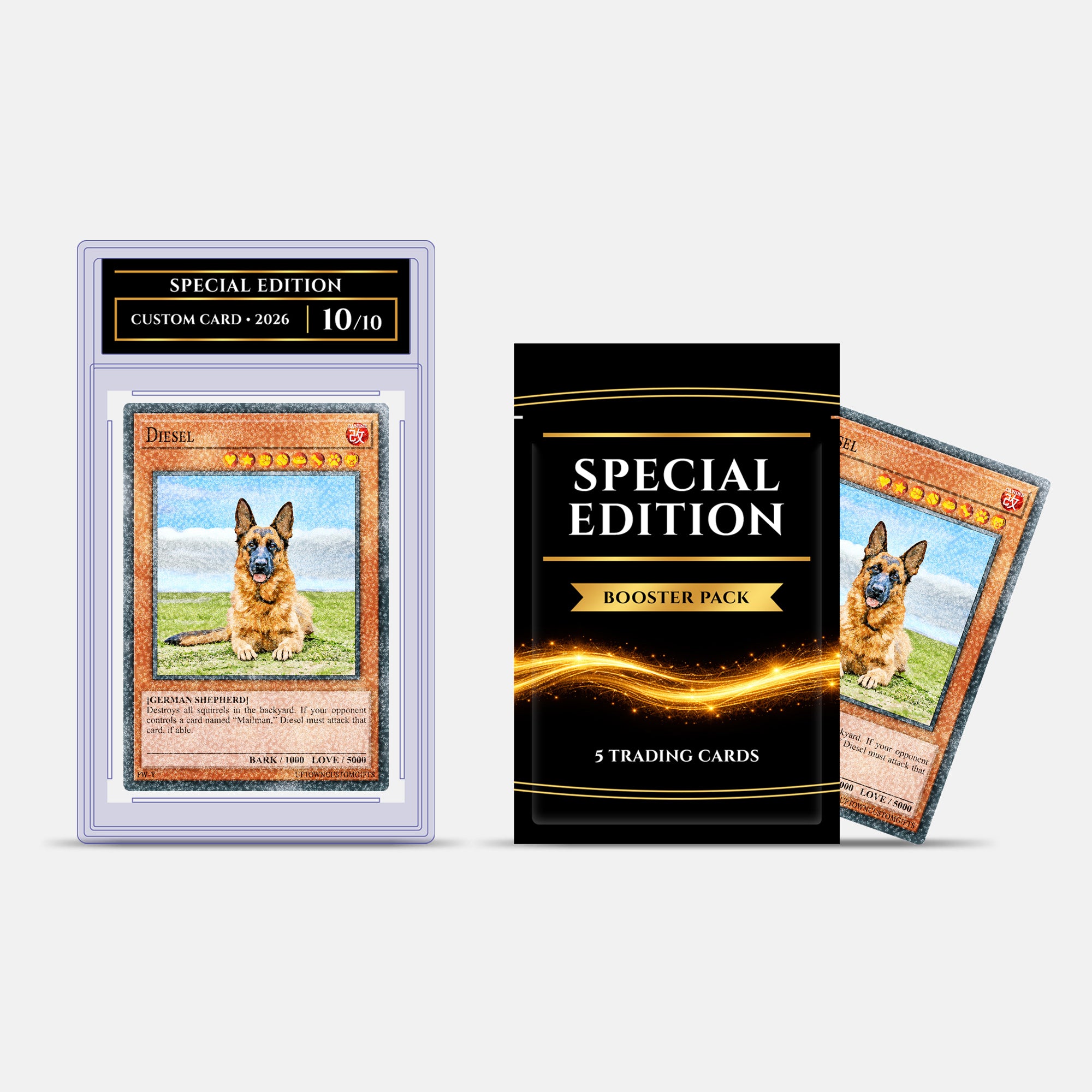 Custom Duel Trading Card