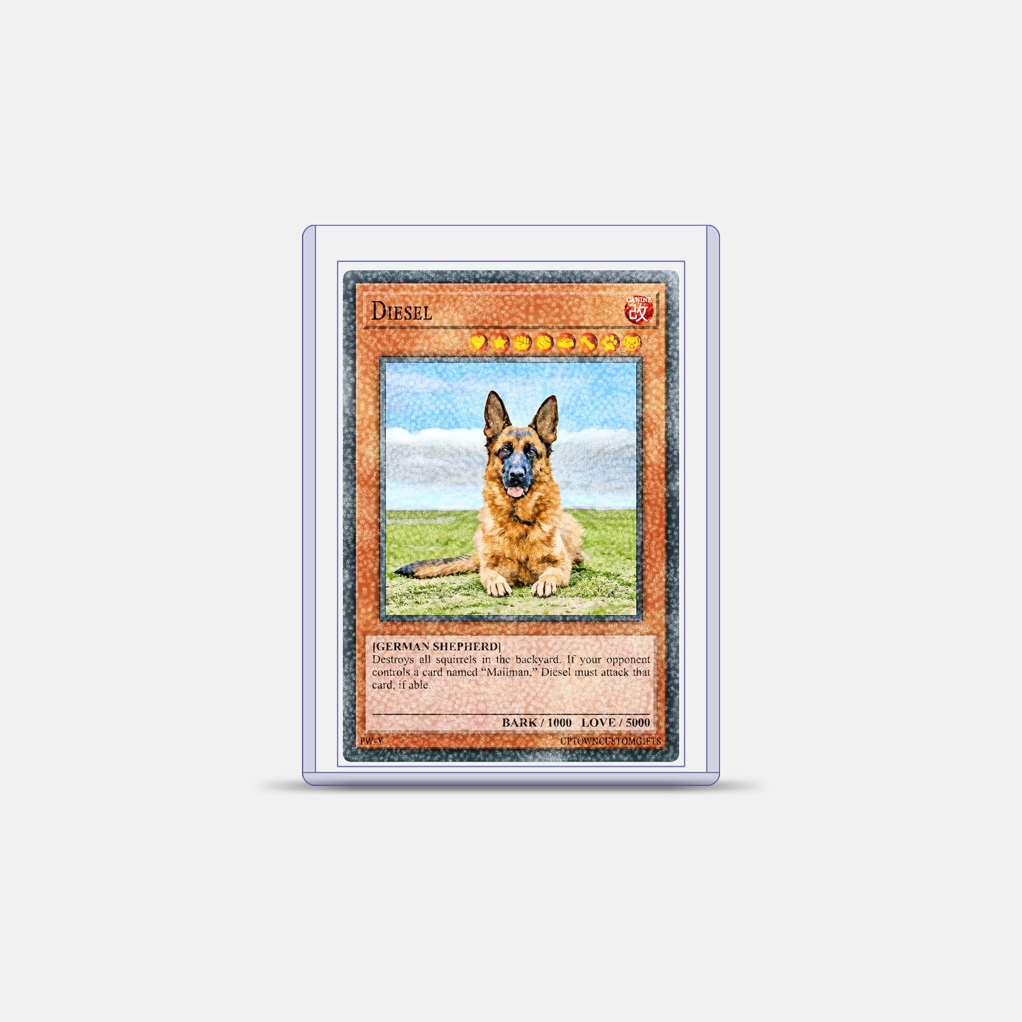 Custom Duel Trading Card