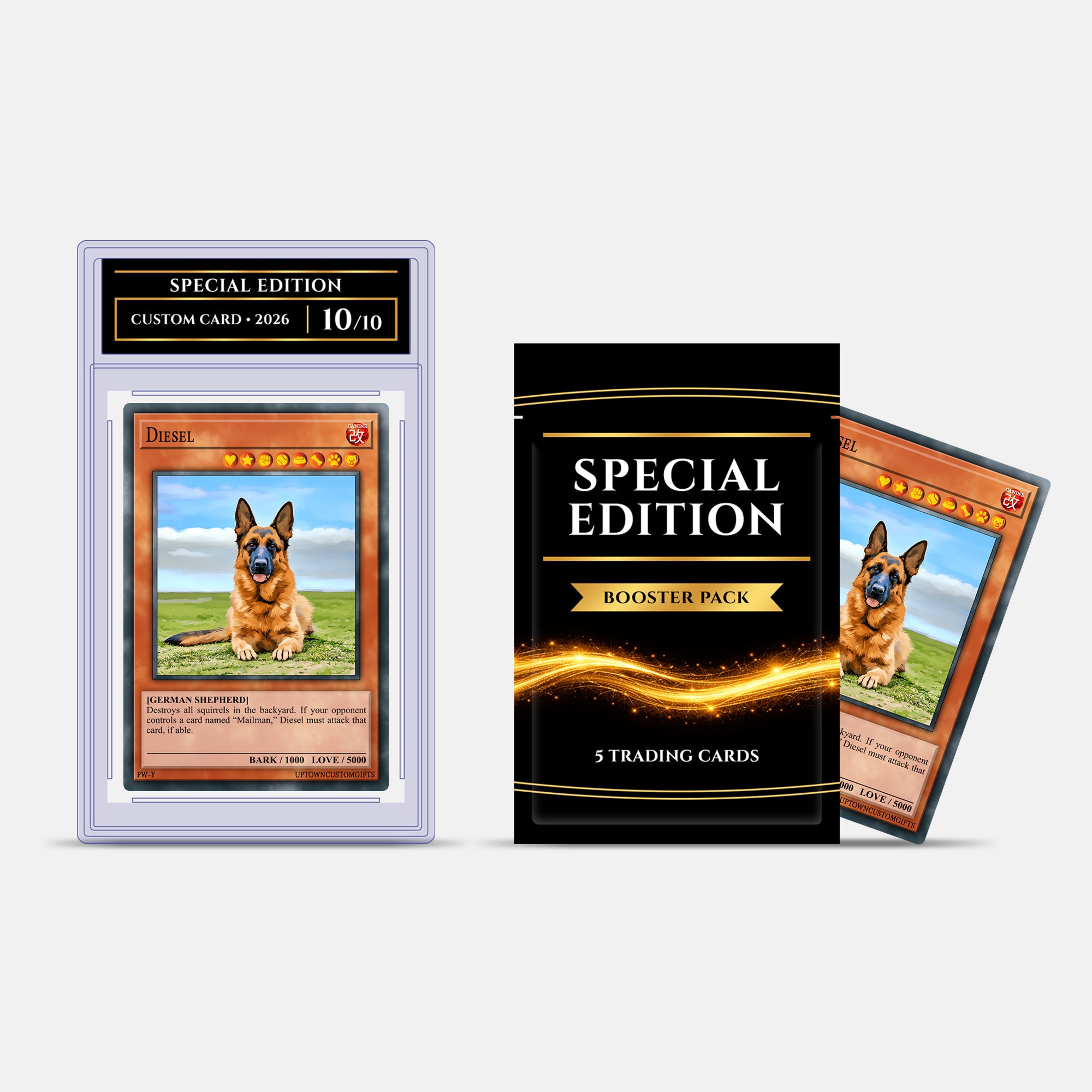 Custom Duel Trading Card